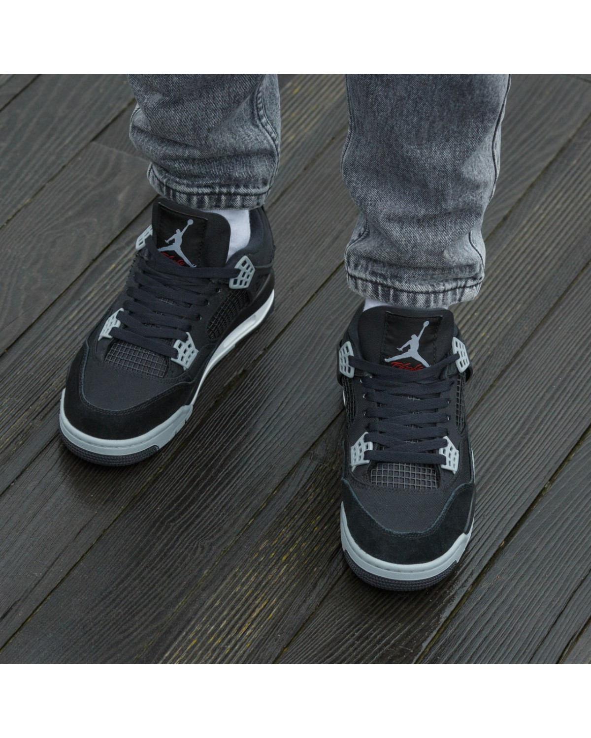 Air Jordan Retro 4 Black Air Jordan Retro 4 Black