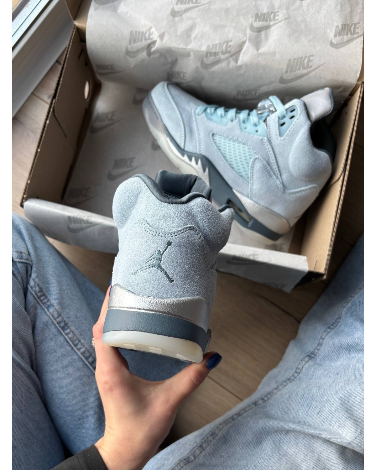 Jordan 5 Retro Blue Bird