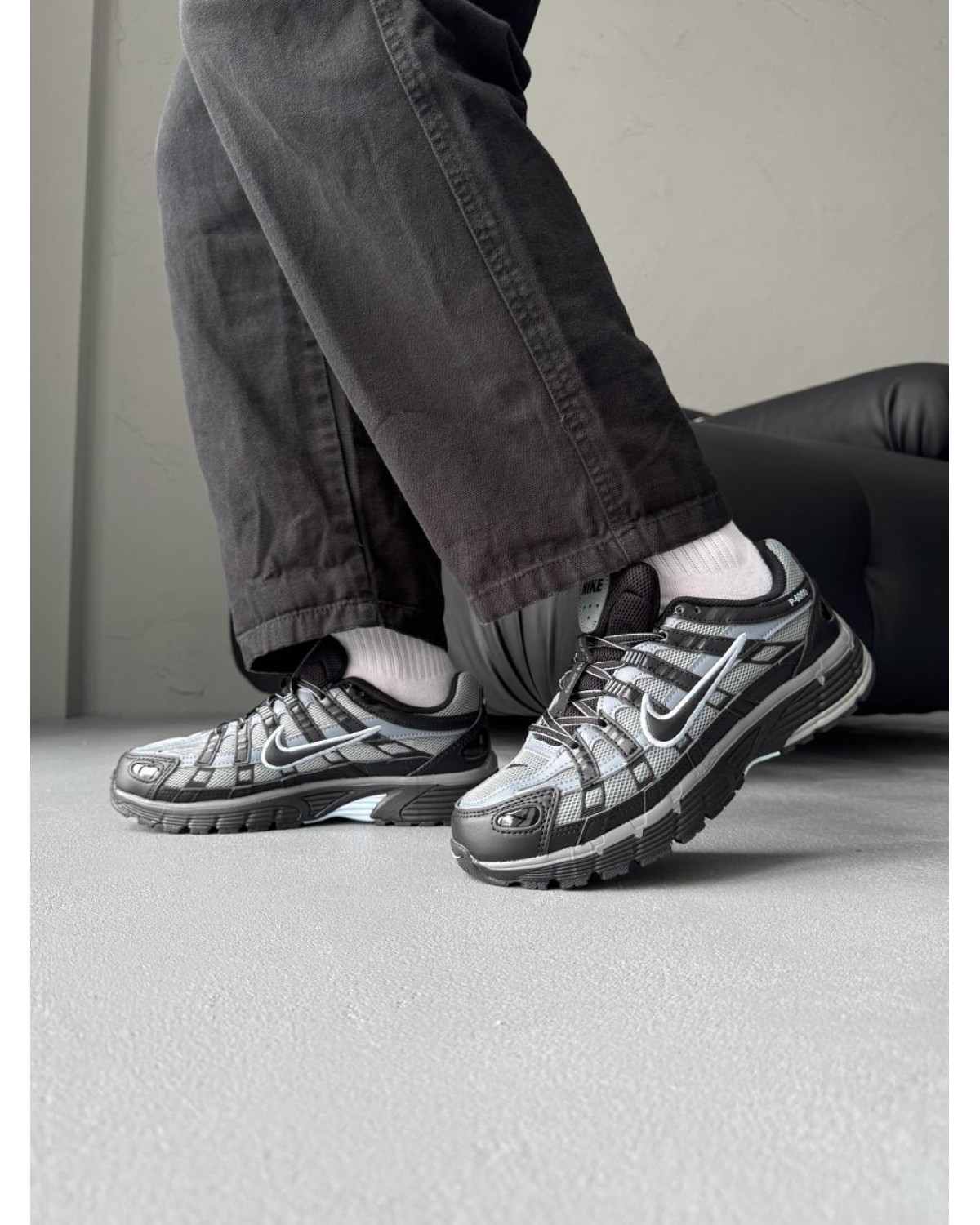 Nike P-6000 Grey Black