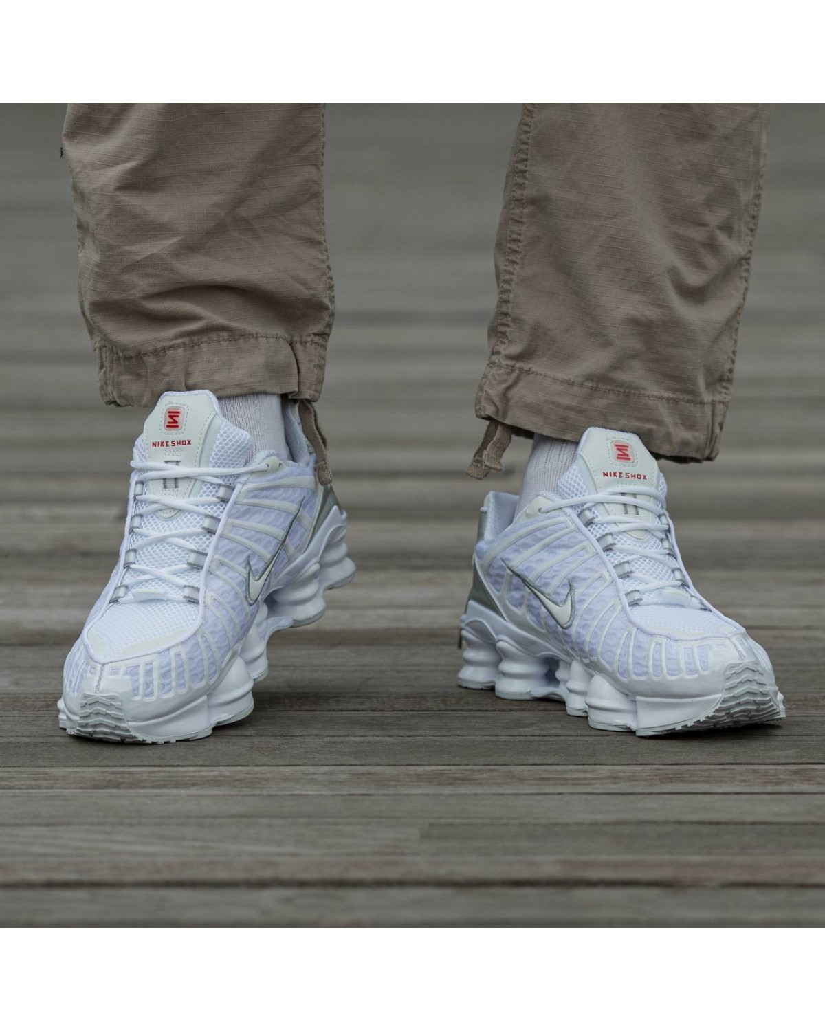 Nike Shox TL White Silver Nike Shox TL White Silver