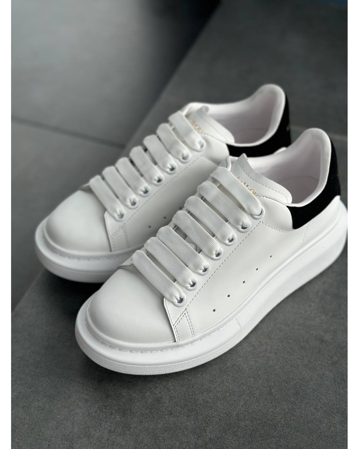 Alexander McQueen Ivory Black White