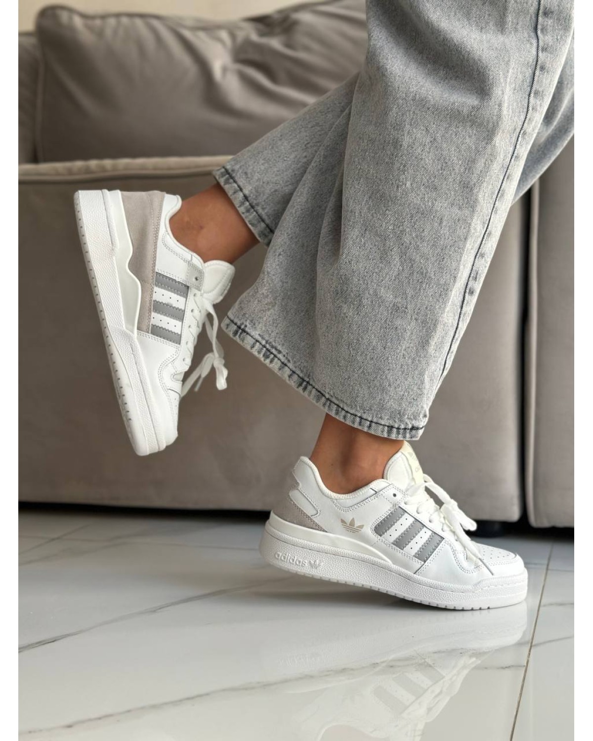 Adidas Forum 84 Low White Grey