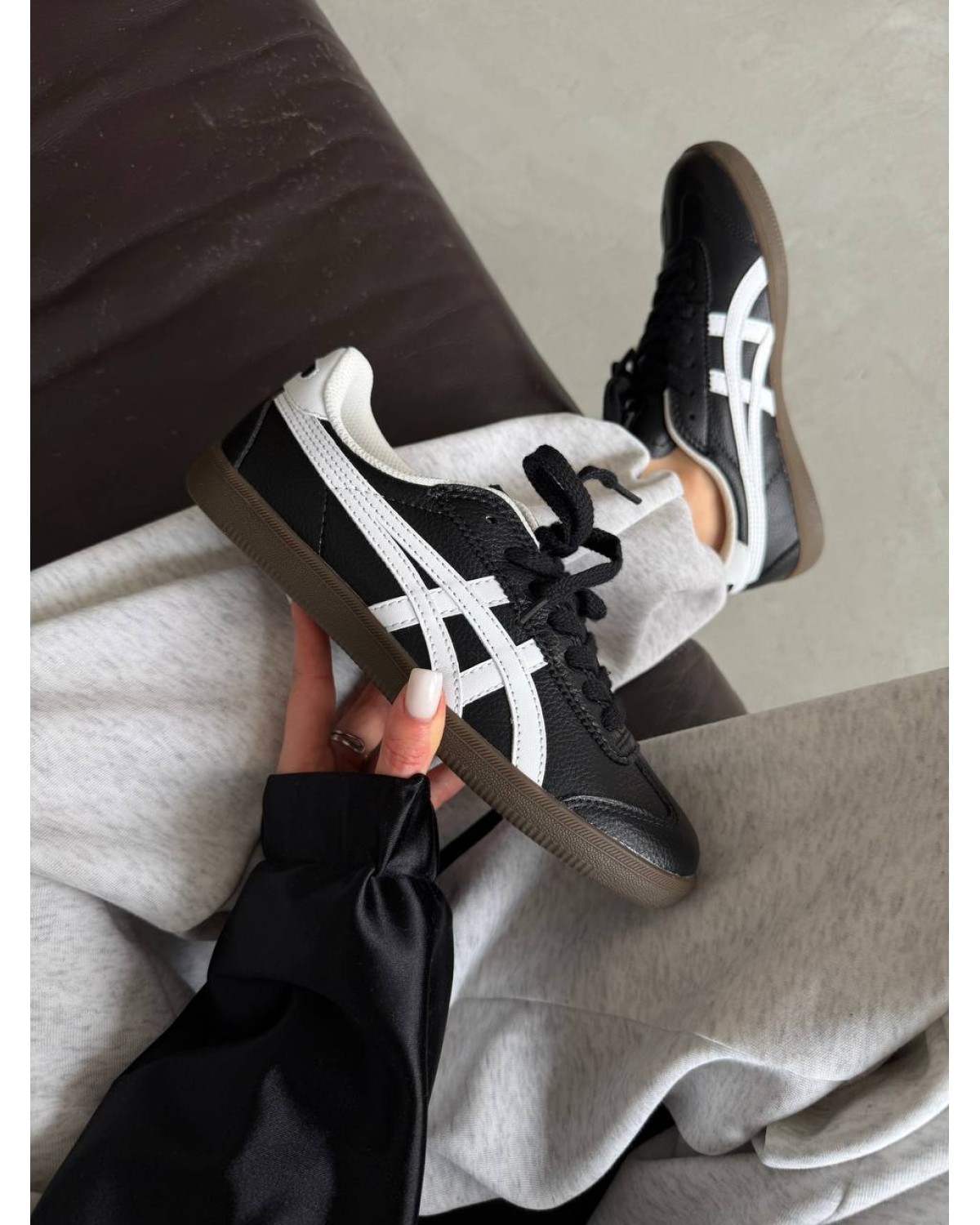Asics Onitsuka Tiger Black Leather