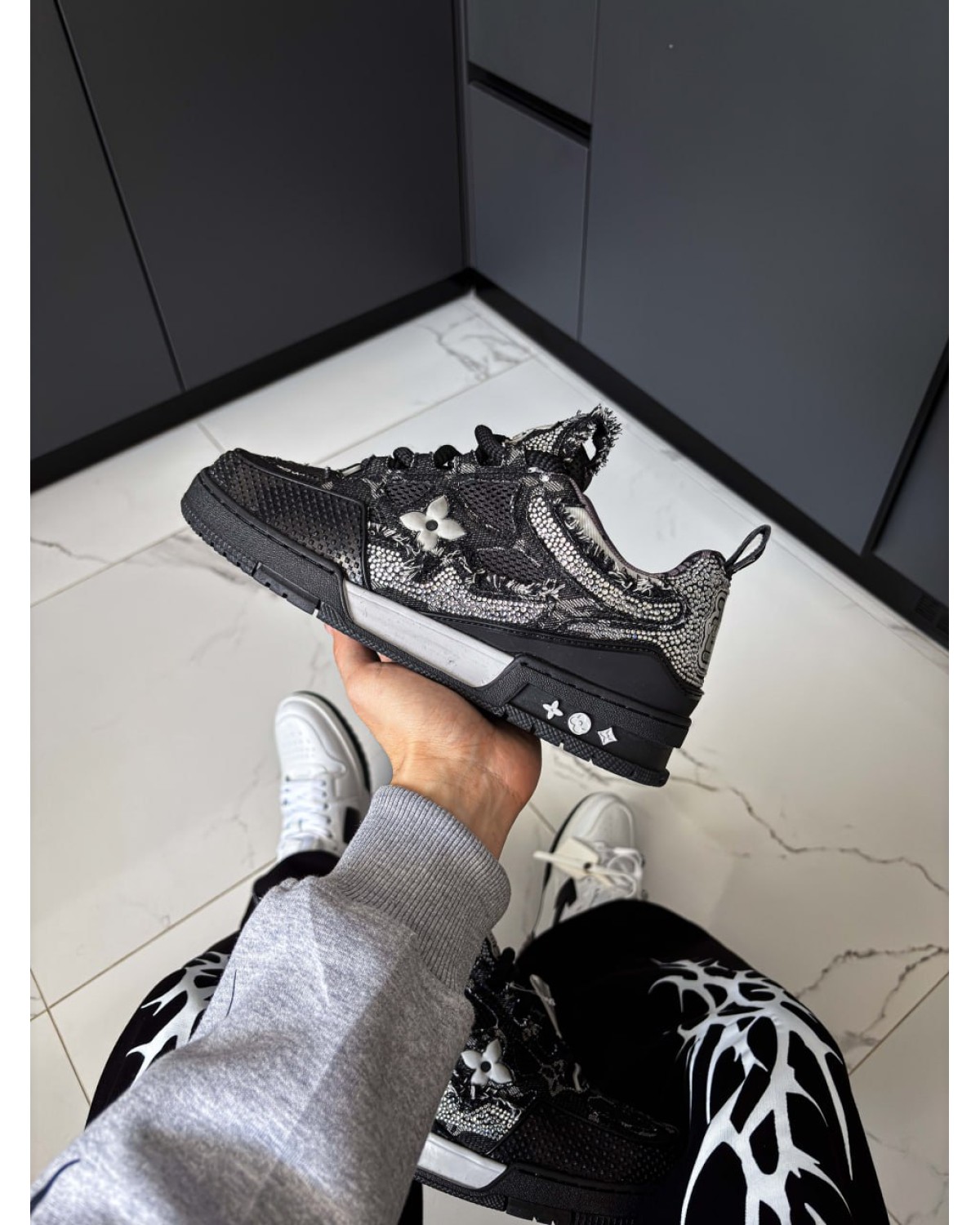 Louis Vuitton Skate Sneakers Grey