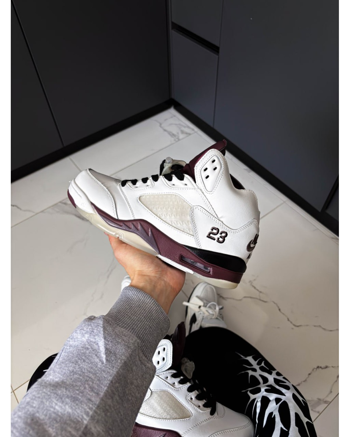 Nike Air Jordan 5 Retro White/Brown