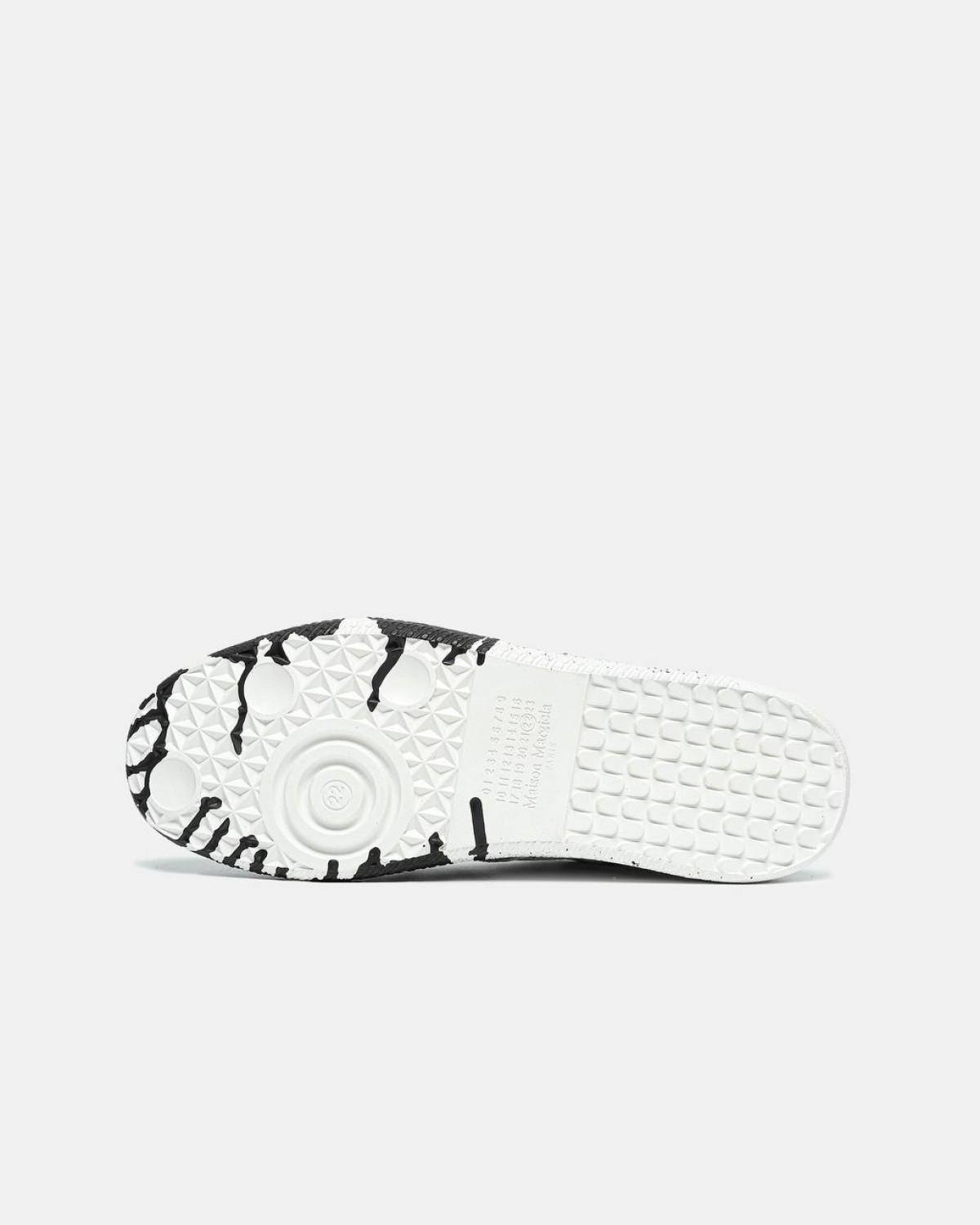 Maison Margiela White Black Paint