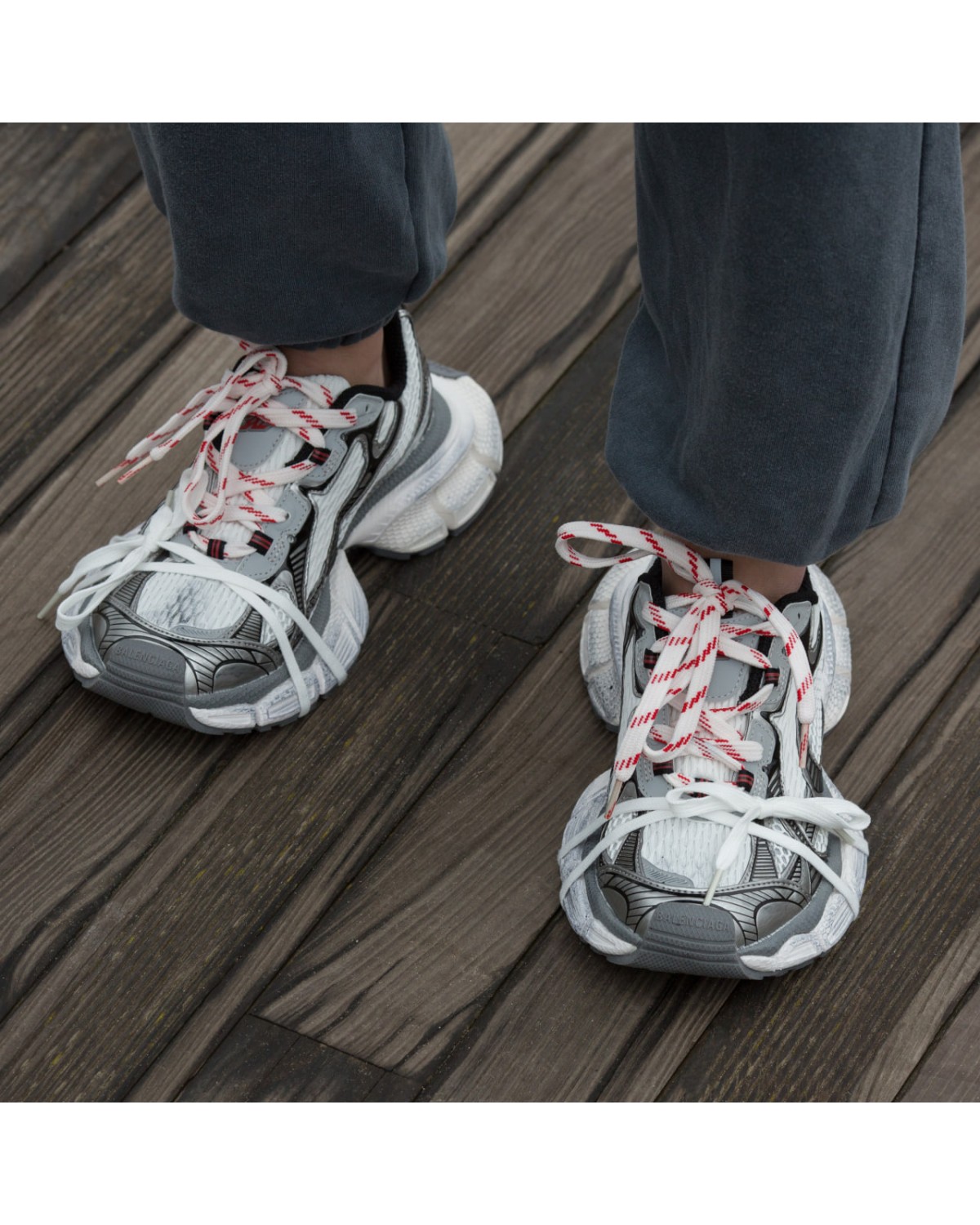 Balenciaga 3XL Silver White