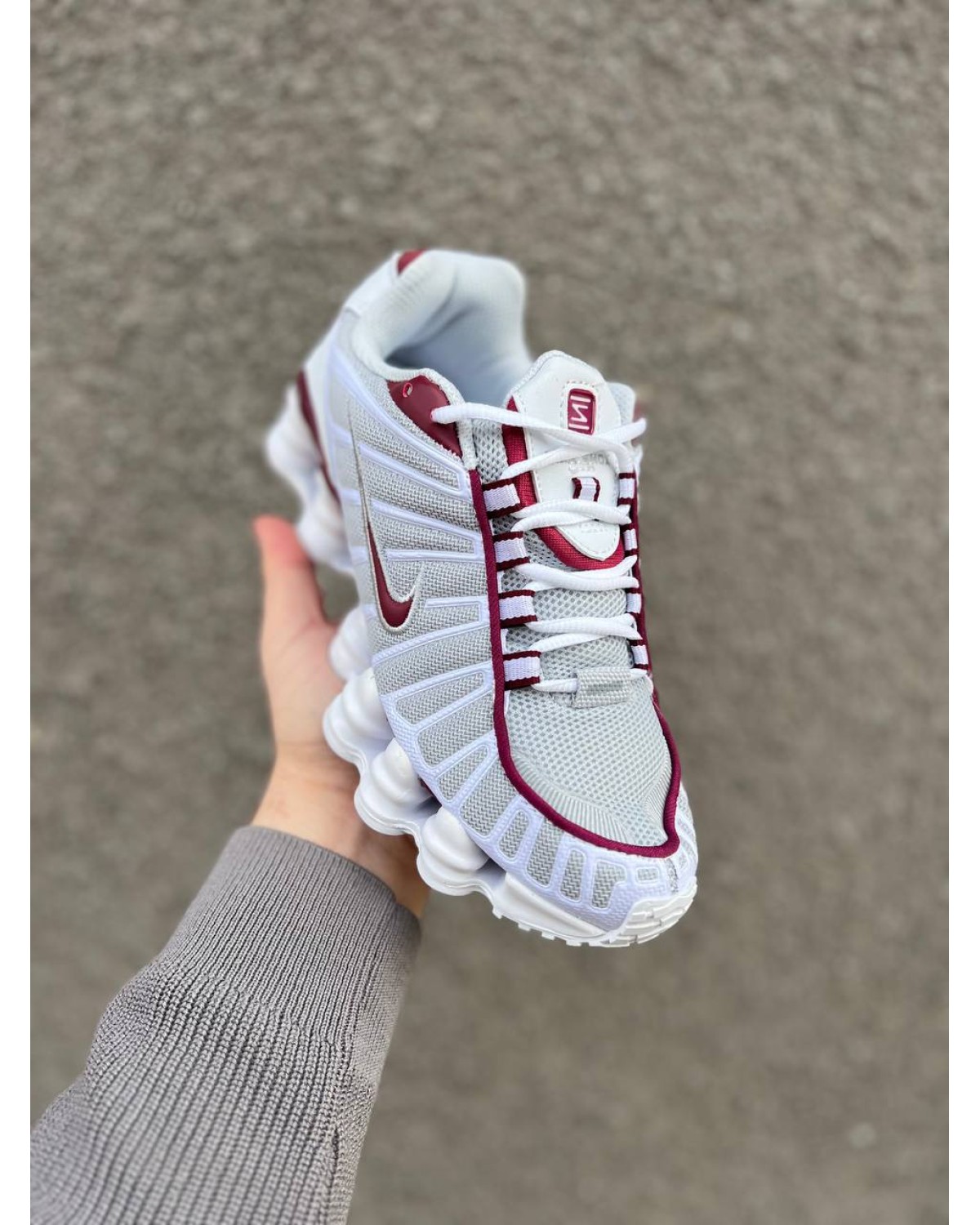 Nike Air Max Shox TL White Bugrundy