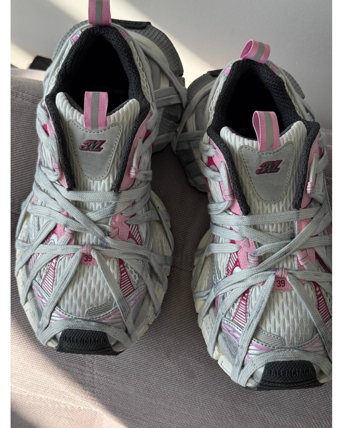 Balenciaga 3XL Extreme Lace White/Grey/Pink