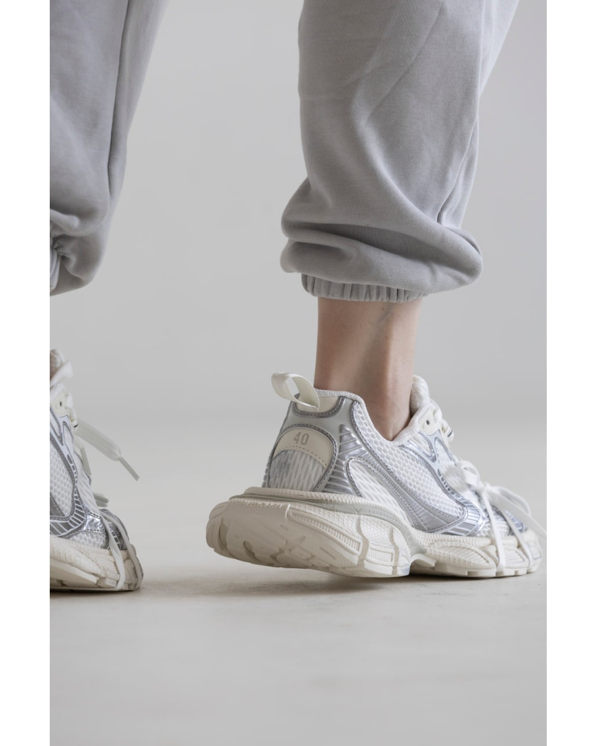 Balenciaga 3XL White Silver Balenciaga 3XL White Silver
