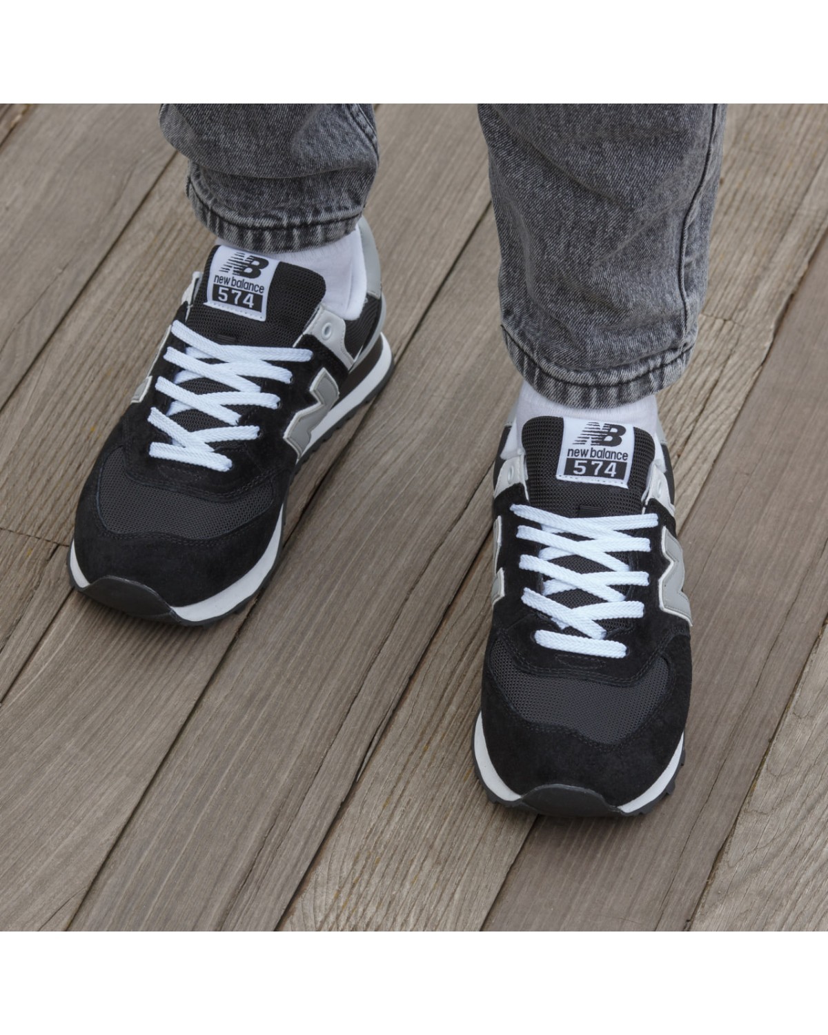 New Balance 574 Black/White New Balance 574 Black/White