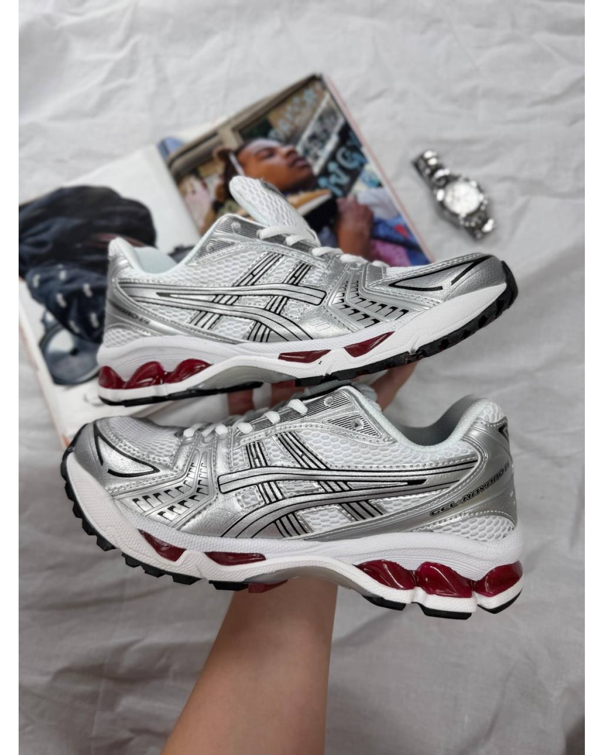 Asics Gel Kayano 14 Silver Pink