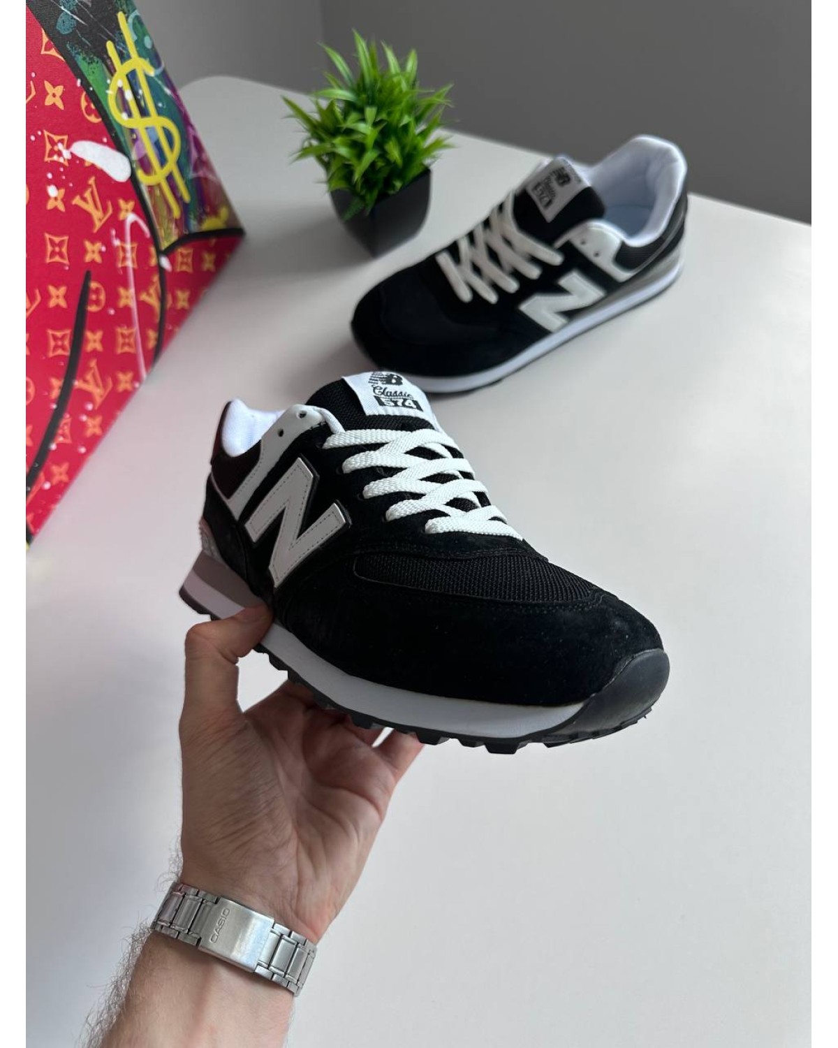 New Balance 574 Black/White New Balance 574 Black/White