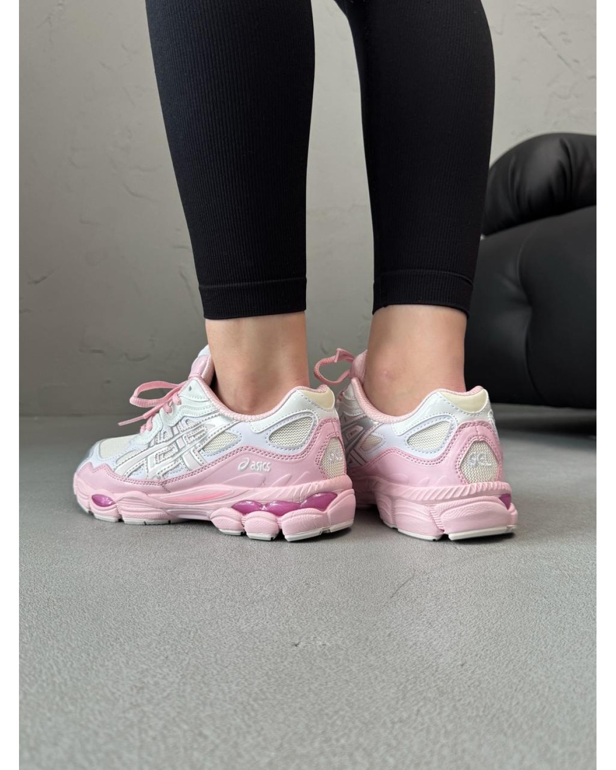 Asics Gel-NYC Pink Beige Silver Asics Gel-NYC Pink Beige Silver
