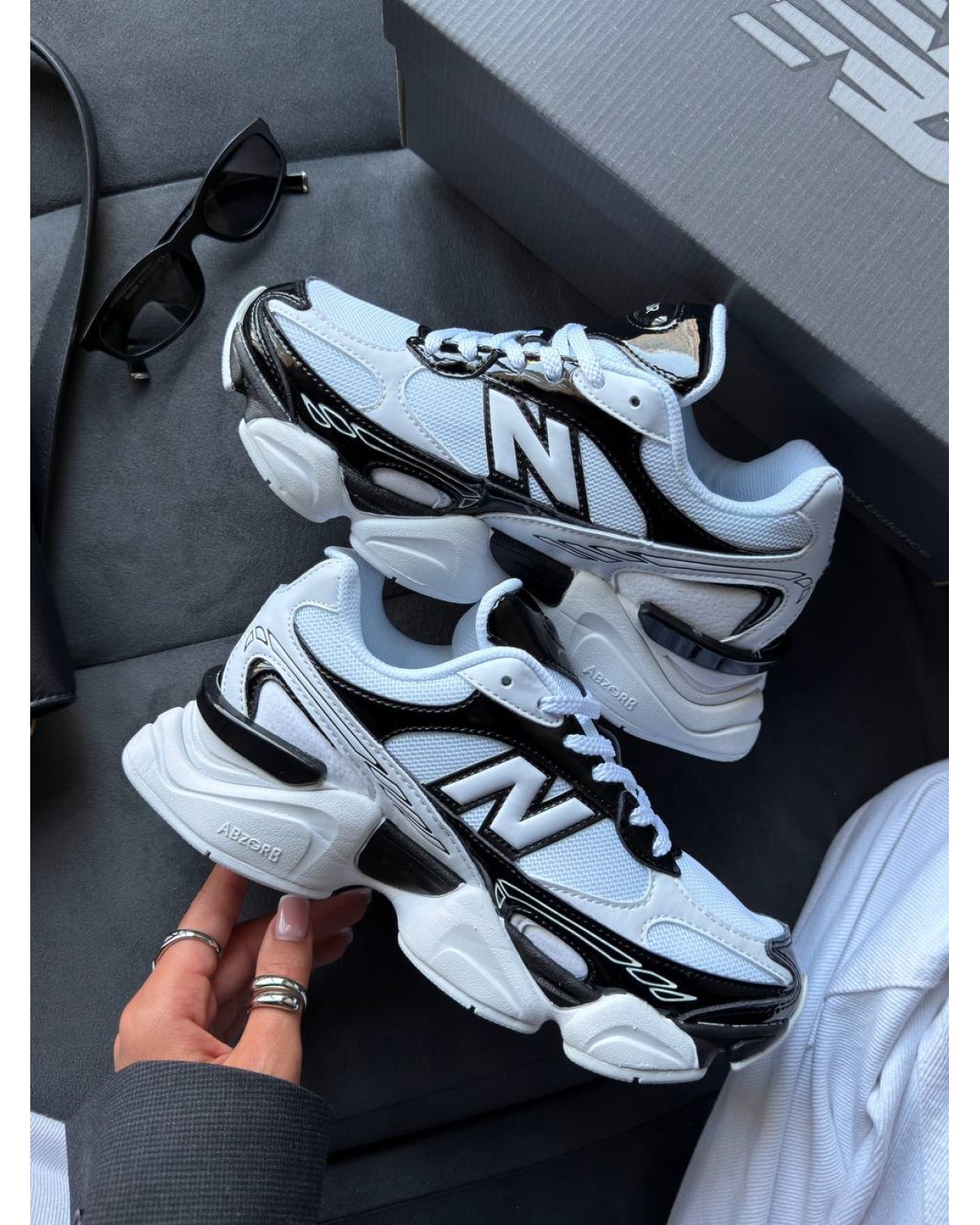 New Balance 9060R White Black