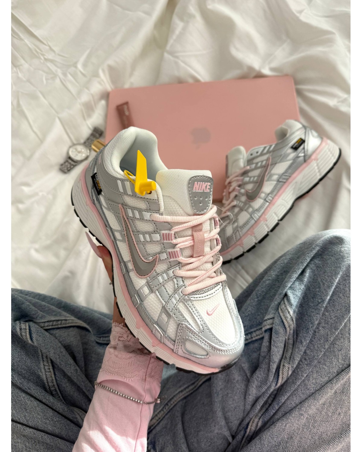 Nike P-6000 White Pink Cordura Nike P-6000 White Pink Cordura