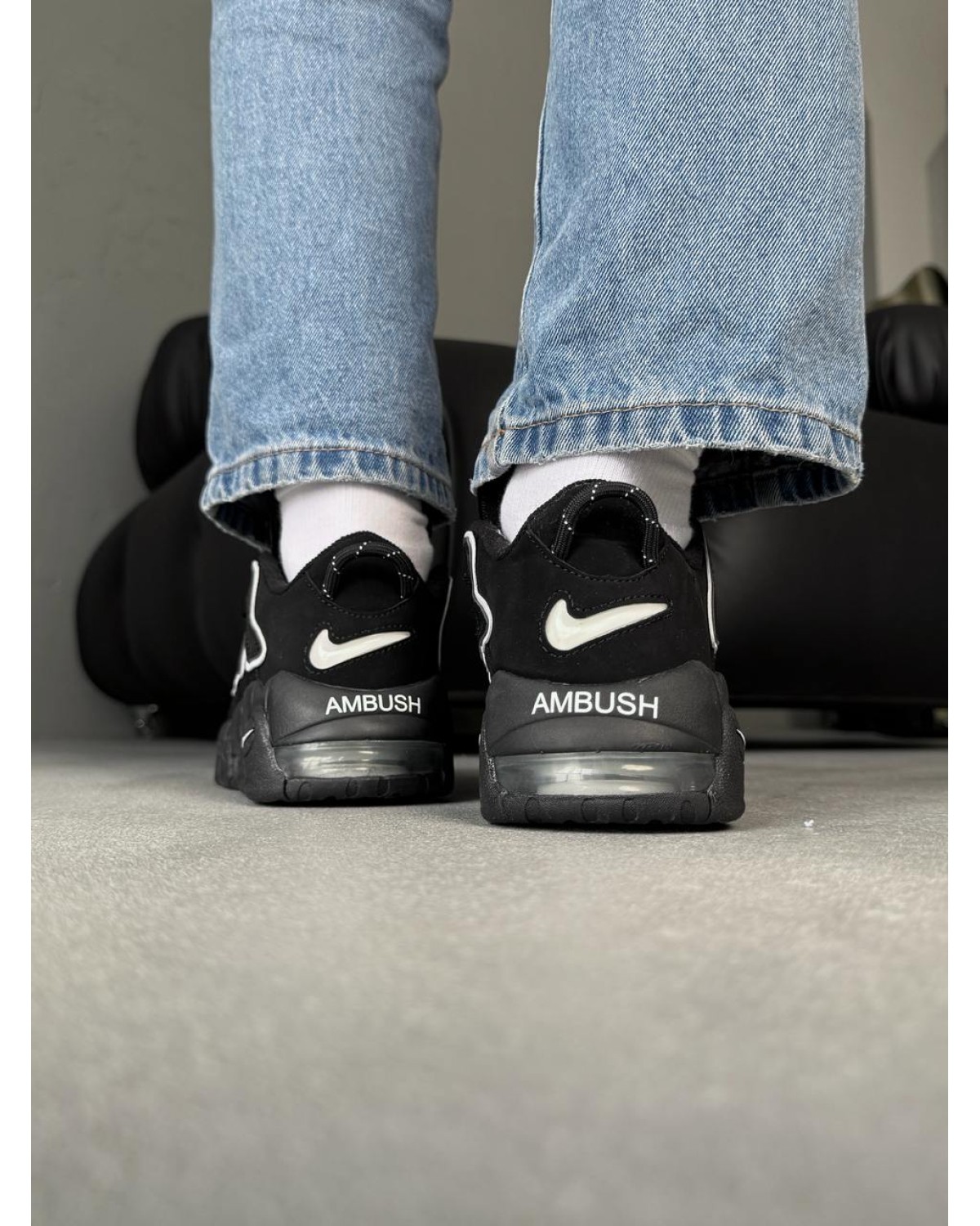 Nike Air More Uptempo 96 Black/White Nike Air More Uptempo 96 Black/White