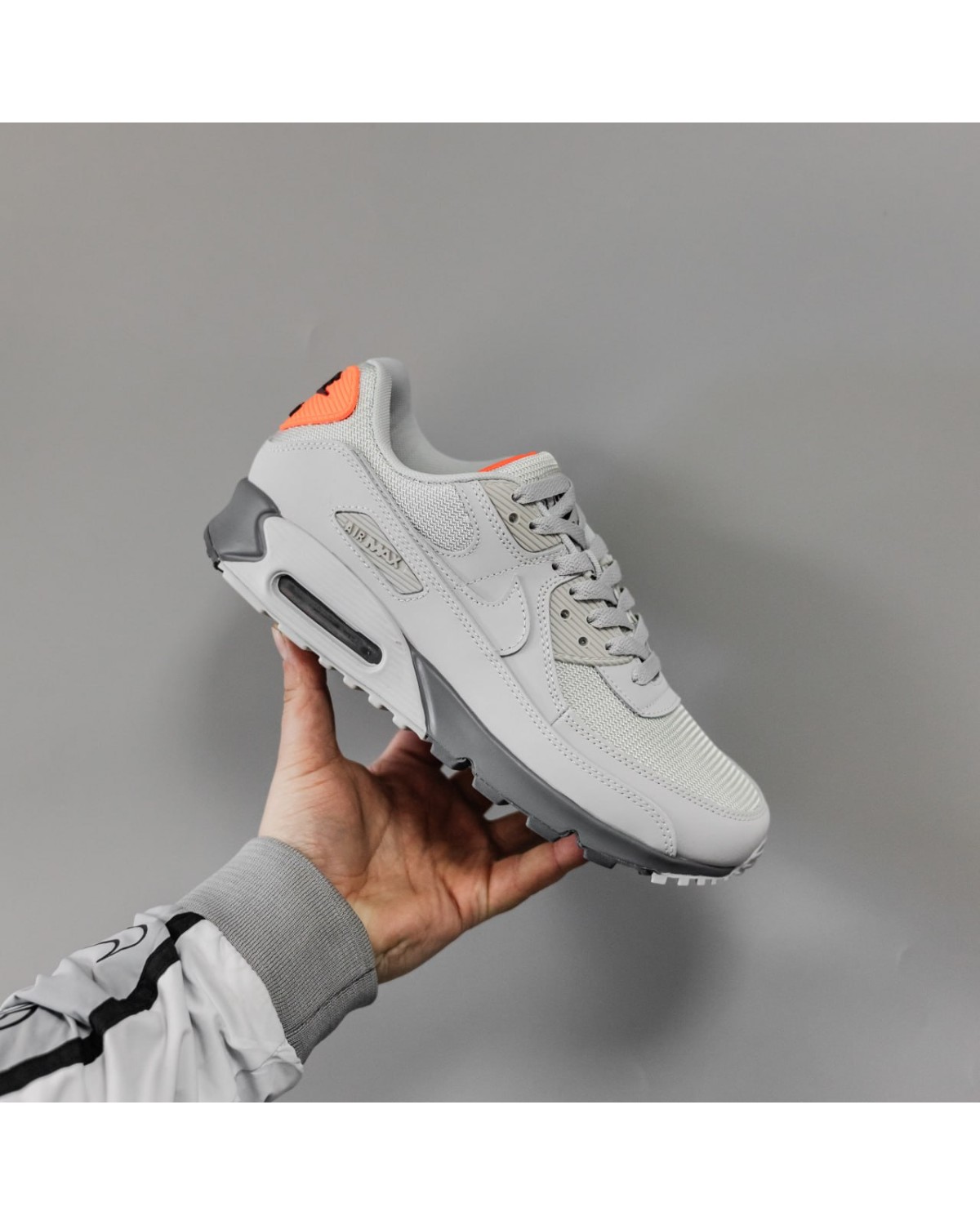 Nike Air Max 90 Grey Orange Nike Air Max 90 Grey Orange