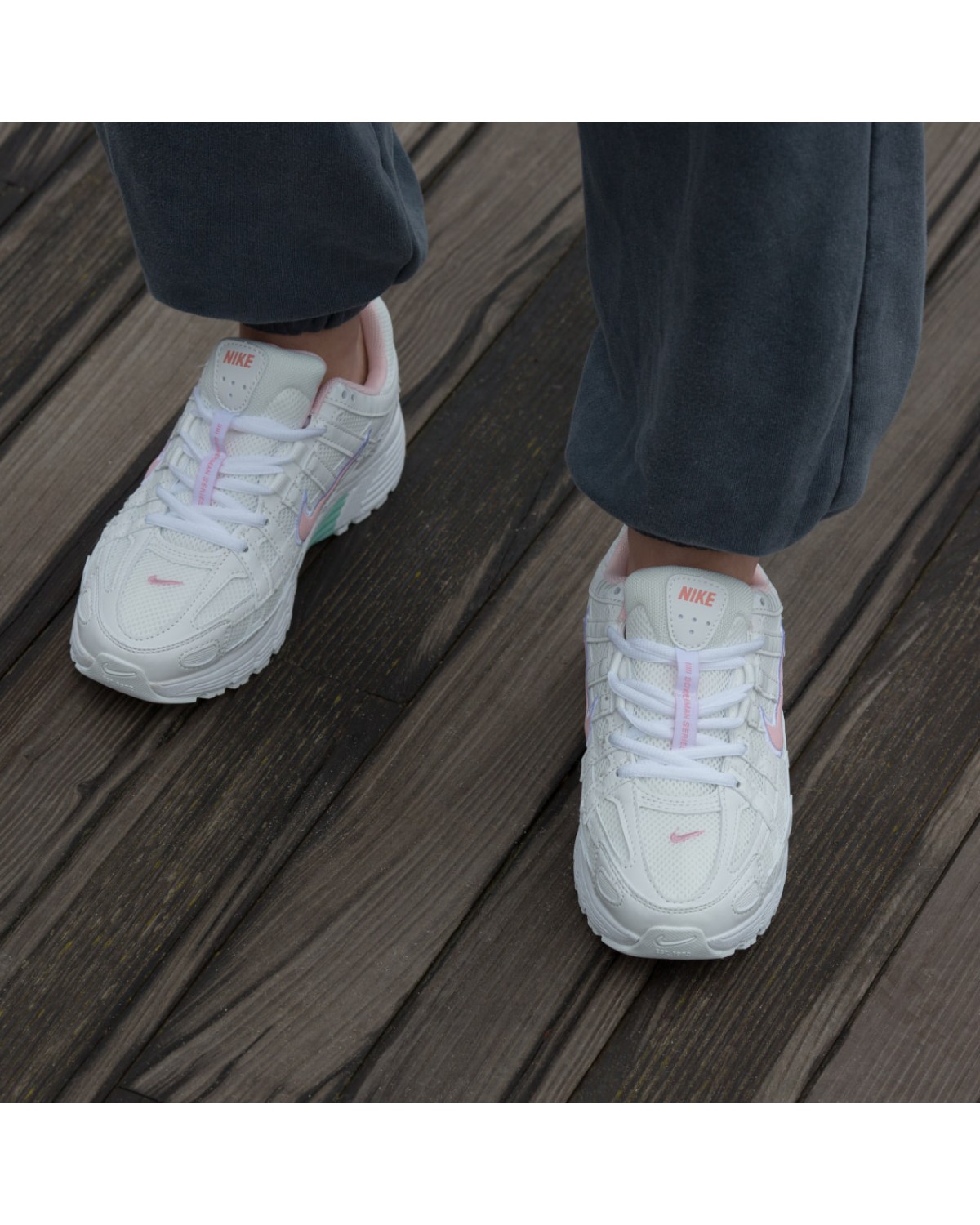 Nike P-6000 White Pink