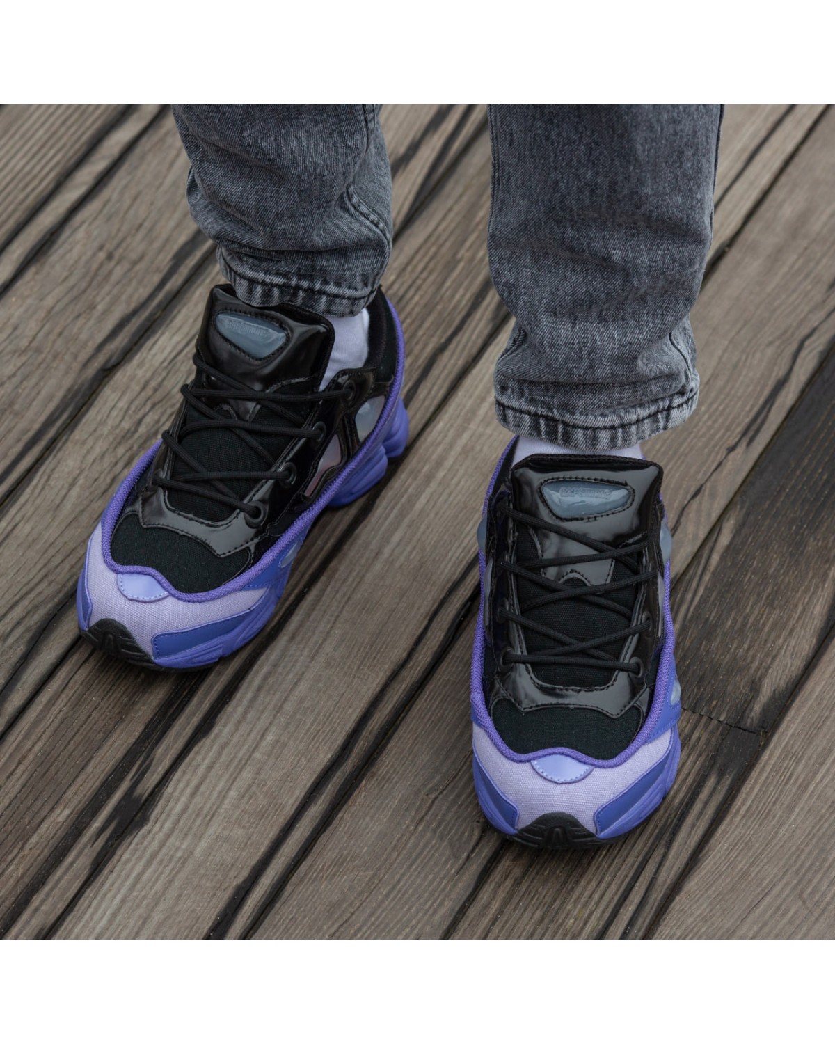 Adidas x Raf Simons Ozweego Black Purple Adidas x Raf Simons Ozweego Black Purple