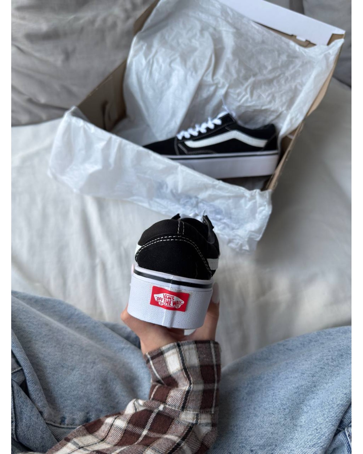 Vans Old Skool Black/White Platform