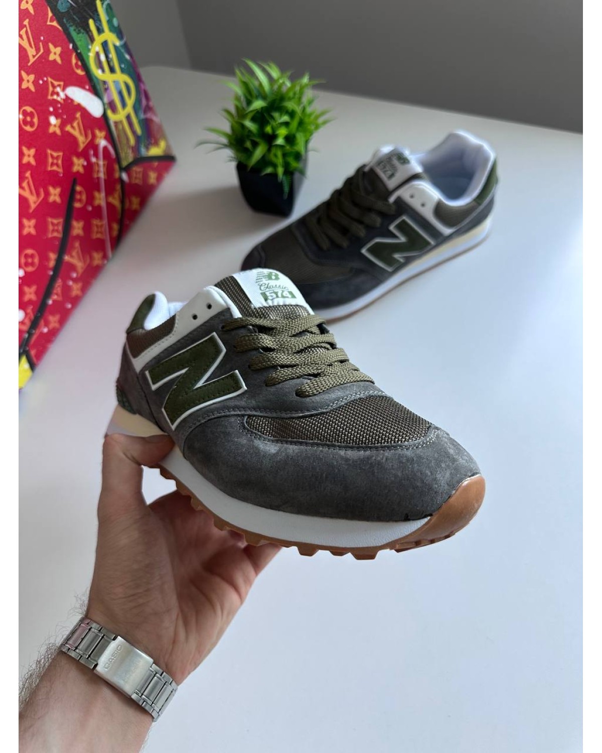 New Balance 574 Grey Green
