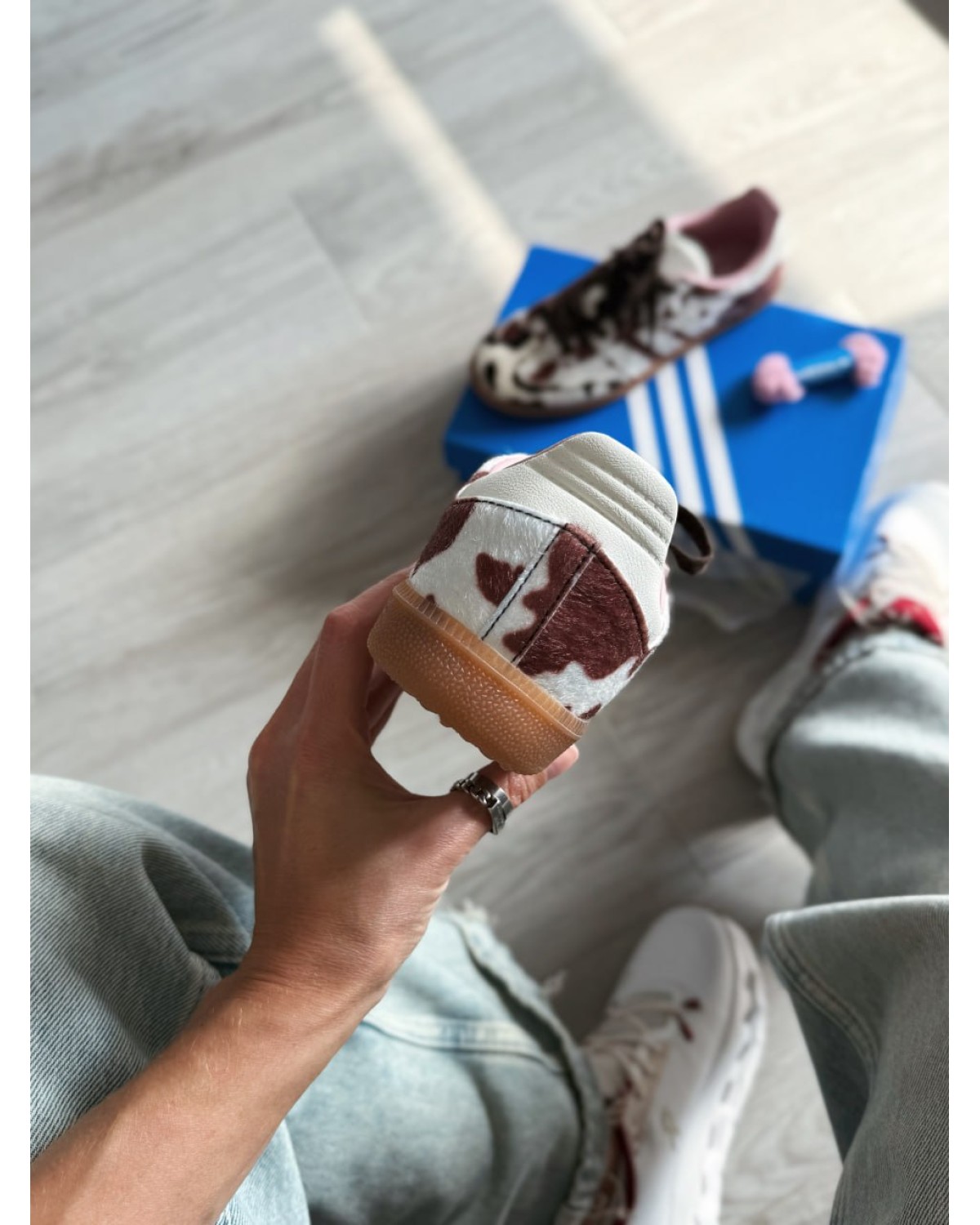 Adidas Samba Cow Print