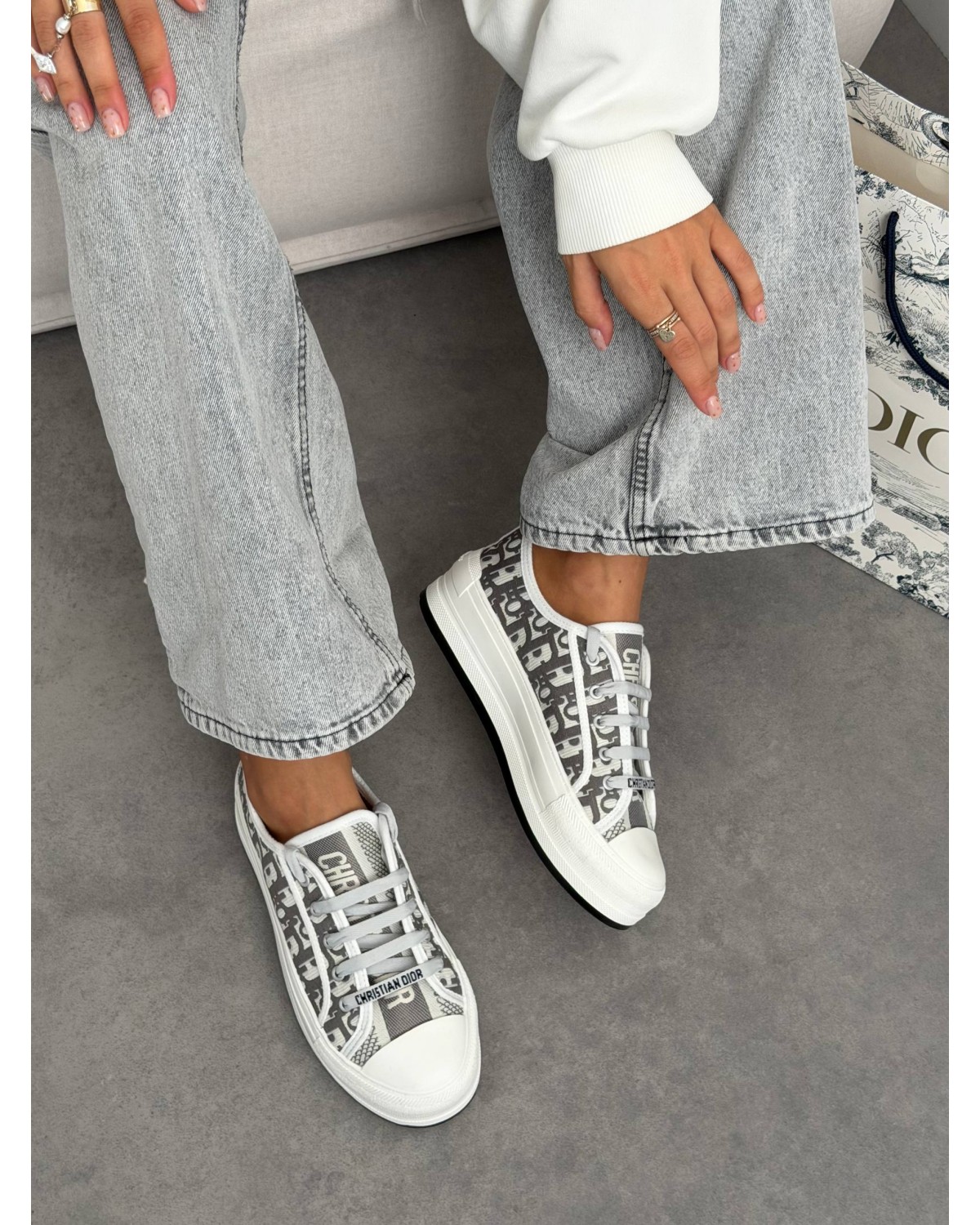 Dior B23 Platform Grey