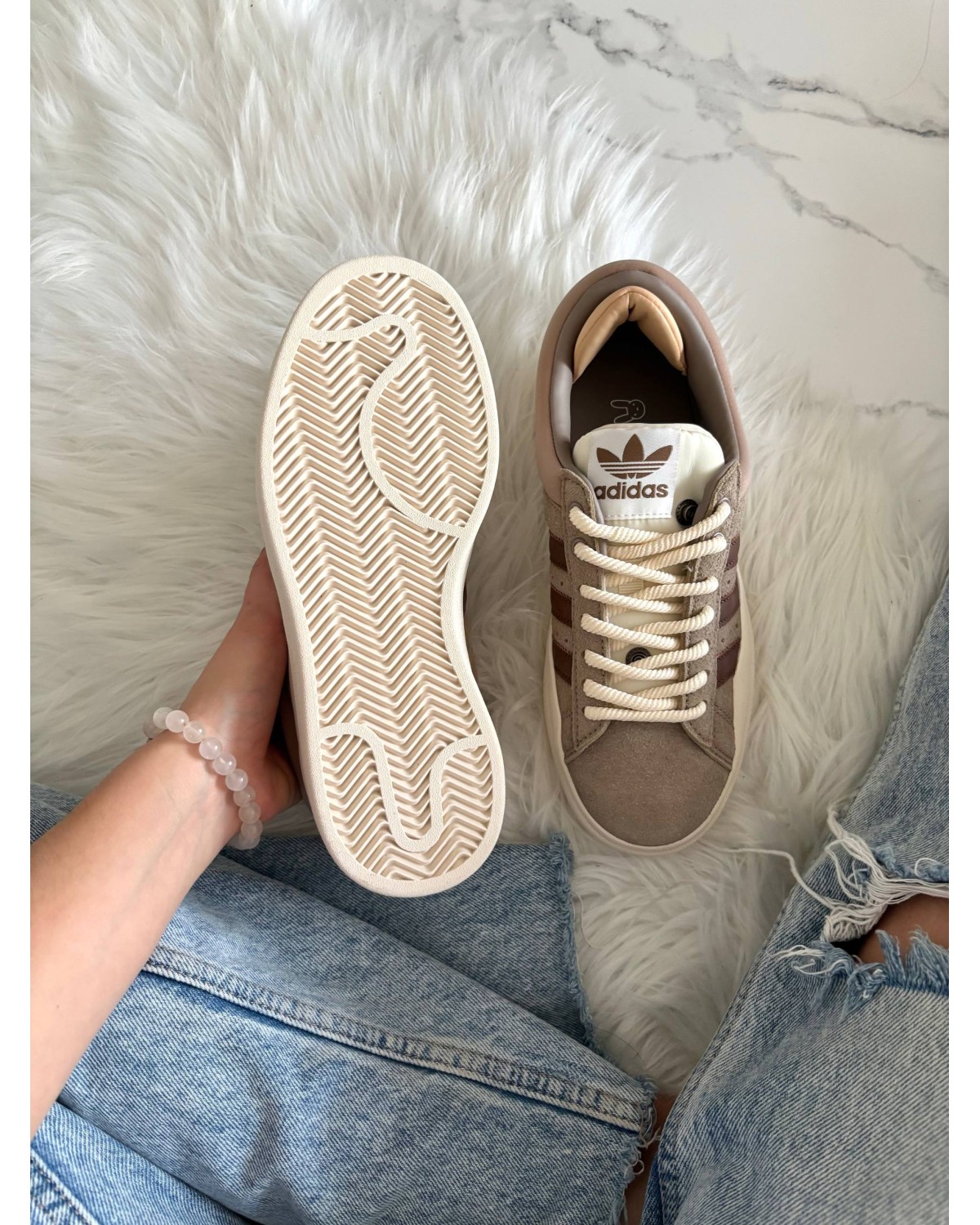 Adidas Campus Bad Bunny Chalky Brown Adidas Campus Bad Bunny Chalky Brown
