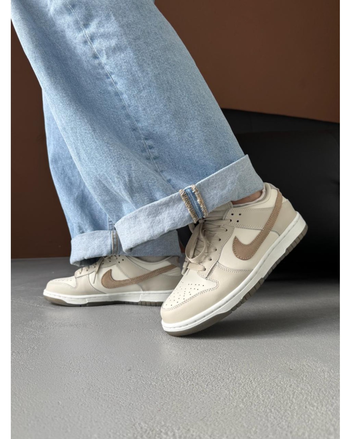 Nike SB Dunk Low Grey/White/Brown