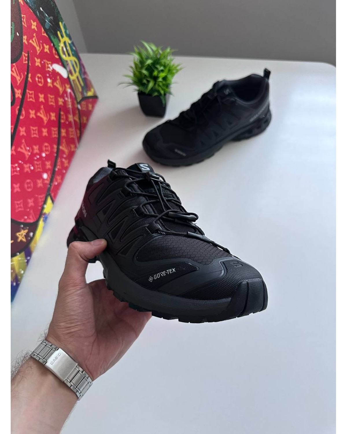 Salomon XA Pro 3D v9 GTX Gore-Tex Black Grey Salomon XA Pro 3D v9 GTX Gore-Tex Black Grey