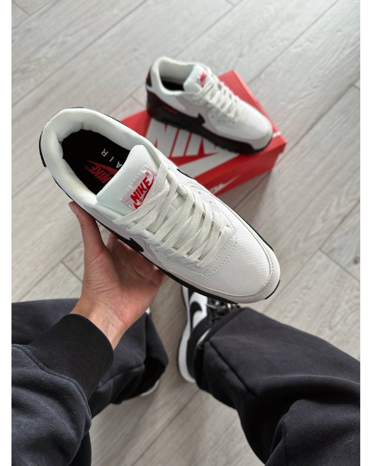 Nike Air Max 90 White Black University Red Nike Air Max 90 White Black University Red