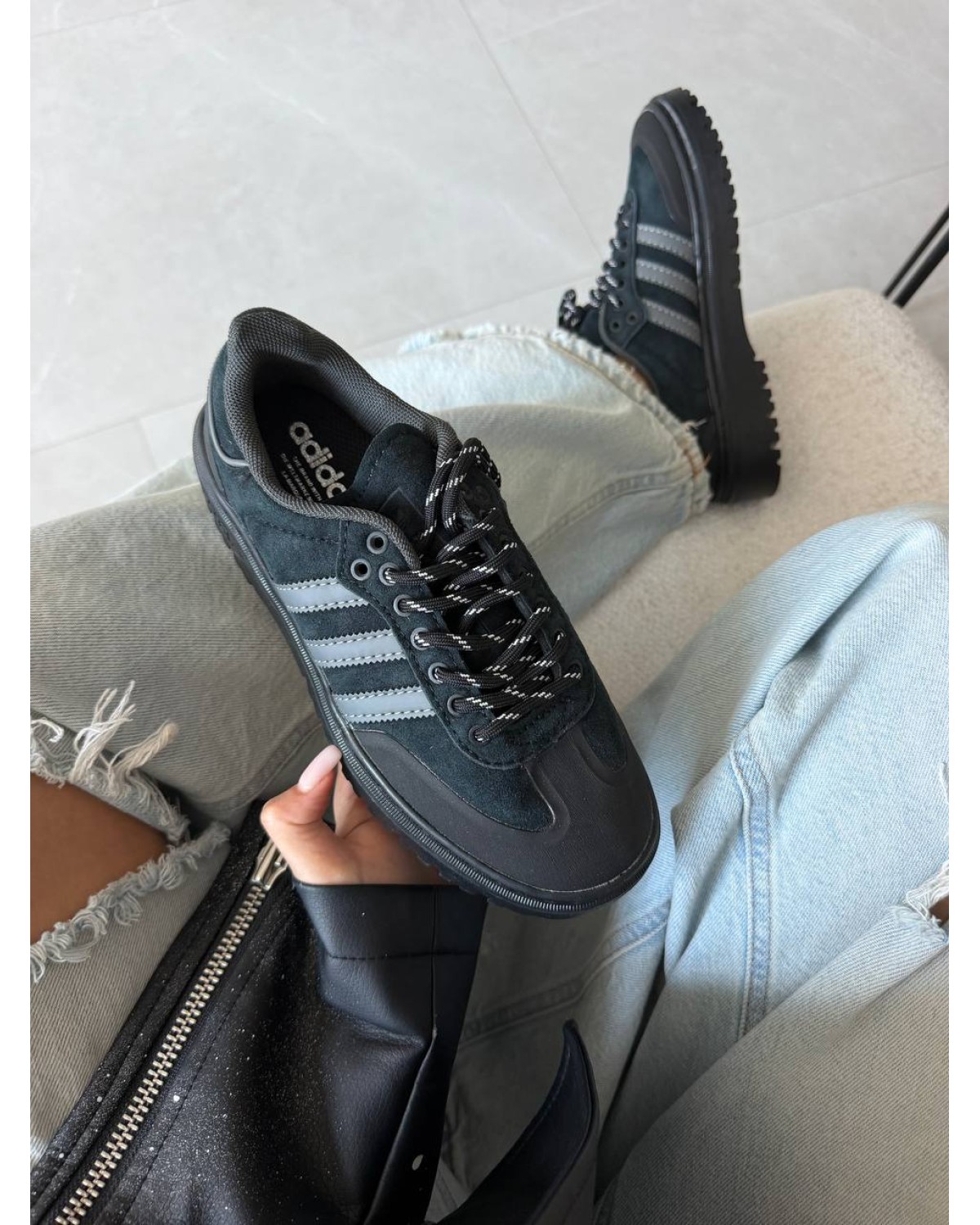 Adidas Samba WTR Black Suede Adidas Samba WTR Black Suede