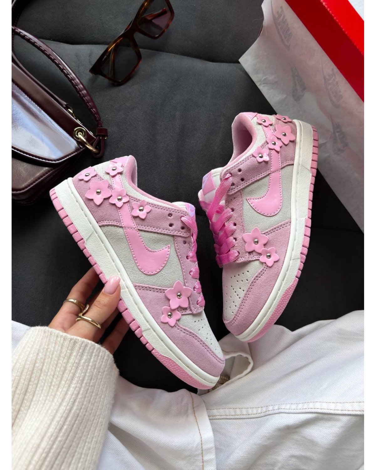 Nike Dunk Low SE “Florette” Pink Flowers