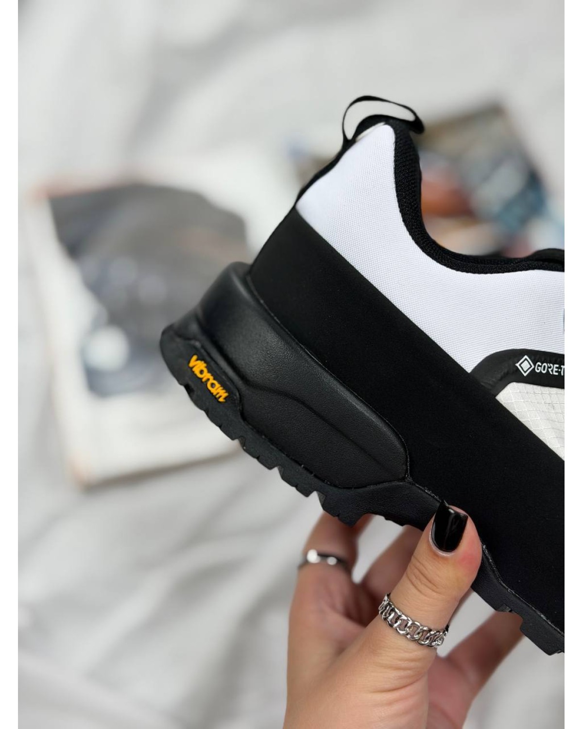 The North Face Black White Gore Tex