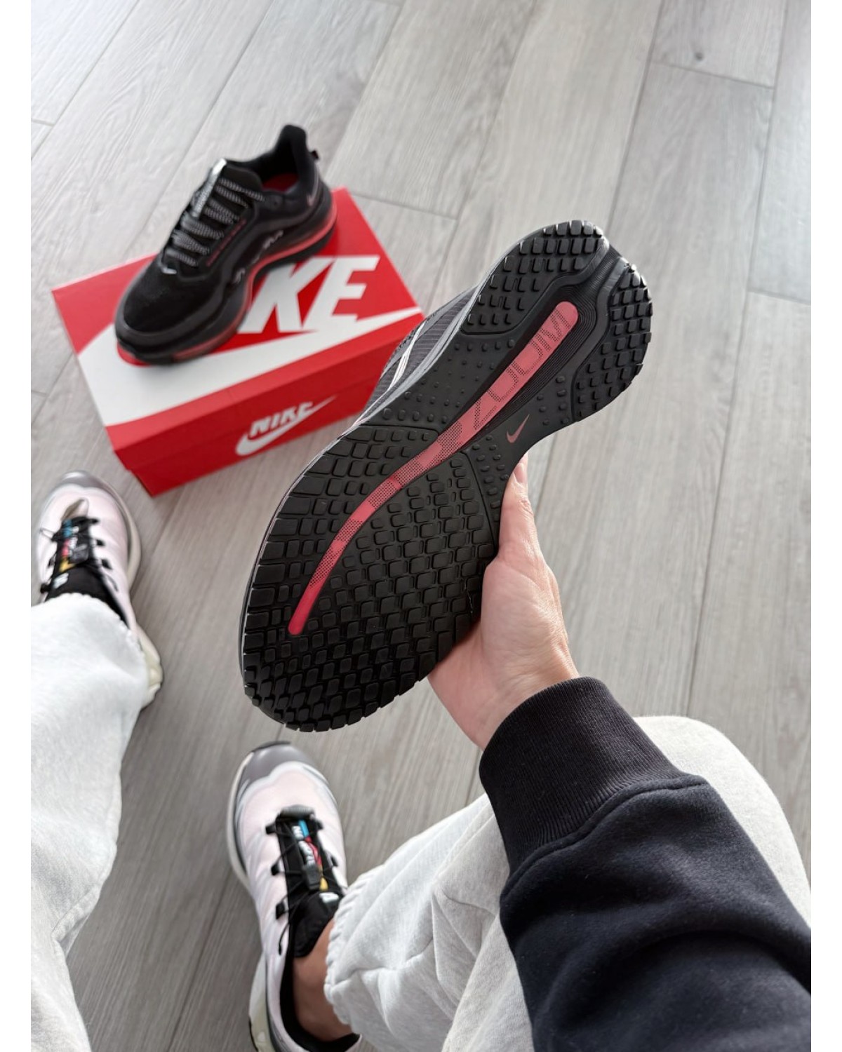 Nike Pegasus PRM Black Bright Crimson Nike Pegasus PRM Black Bright Crimson