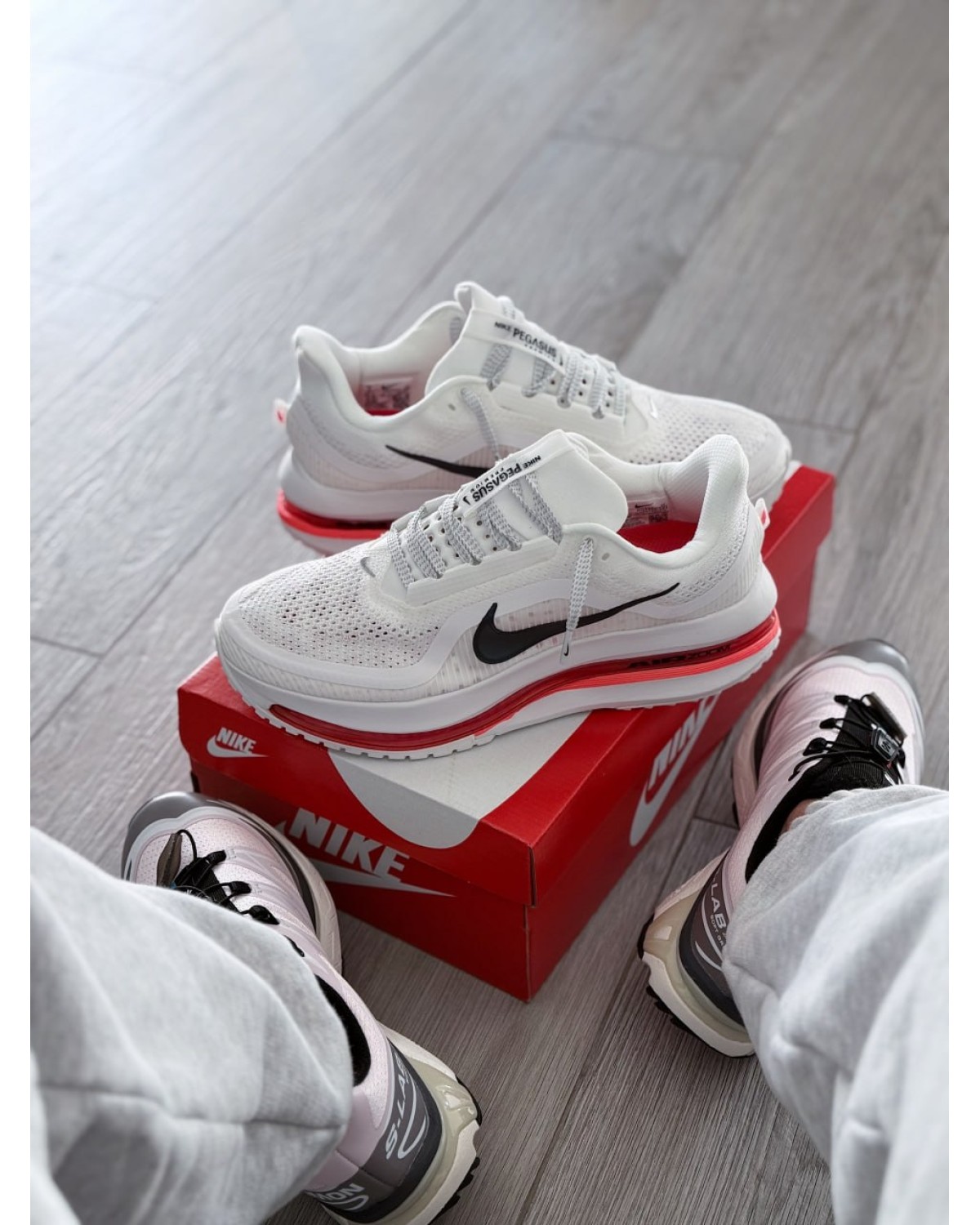 Nike Pegasus Premium 'Summit White Bright Crimson' Nike Pegasus Premium 'Summit White Bright Crimson'