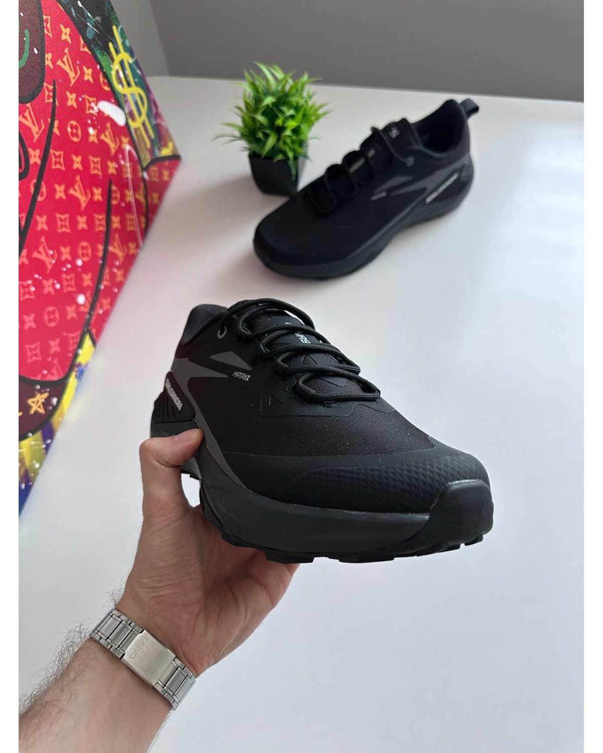 Salomon Genesis Gore-Tex Black Grey