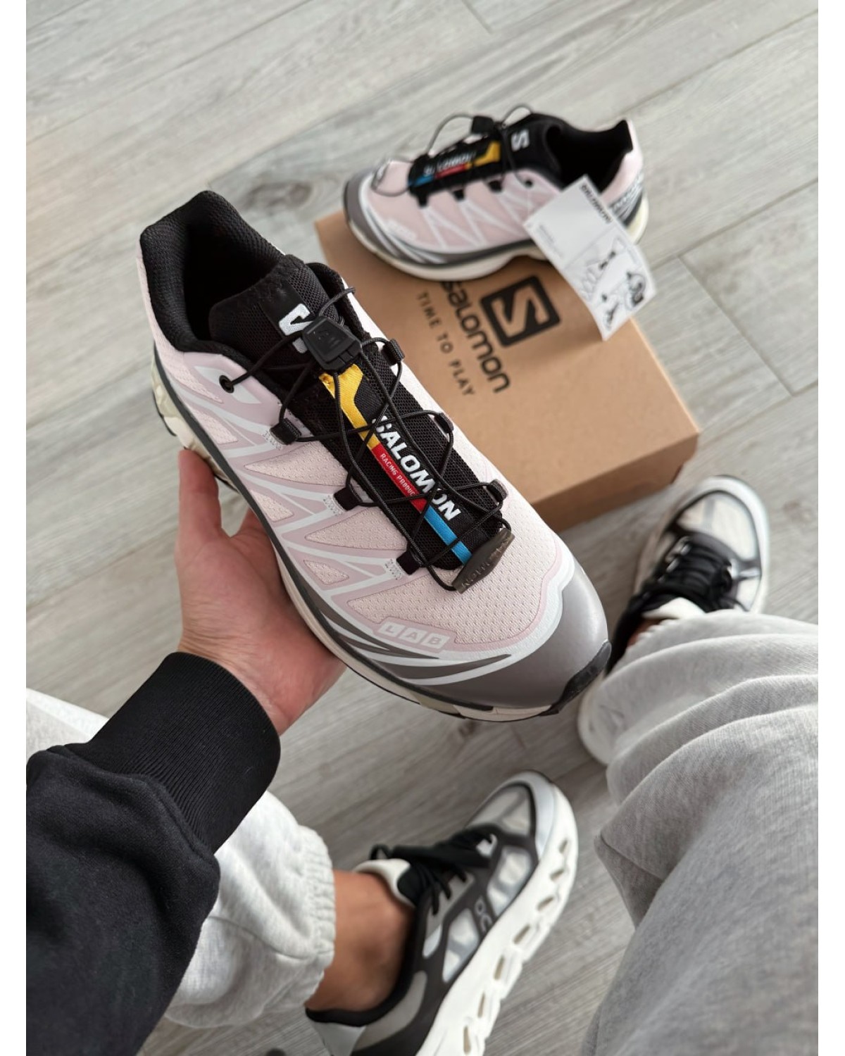 Salomon XT-6 LAB Black / Icy Pink / Dawn Pink