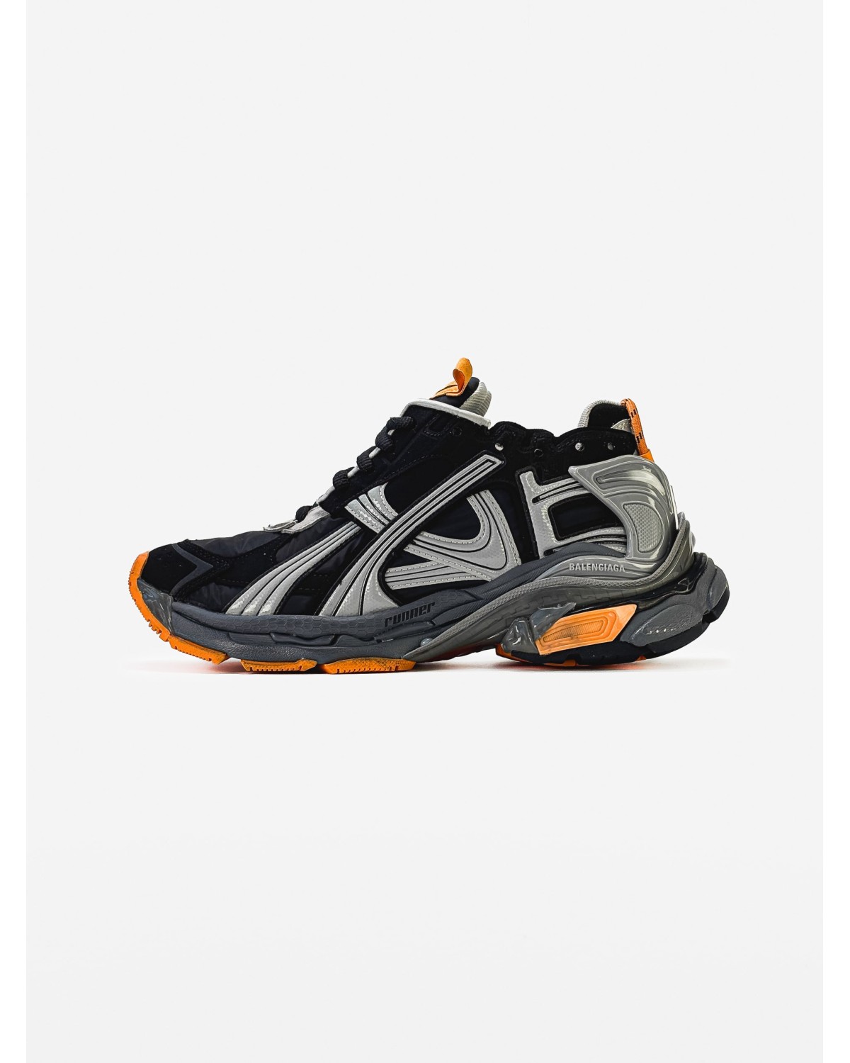Balenciaga Runner Black/Gray/Neon Orange