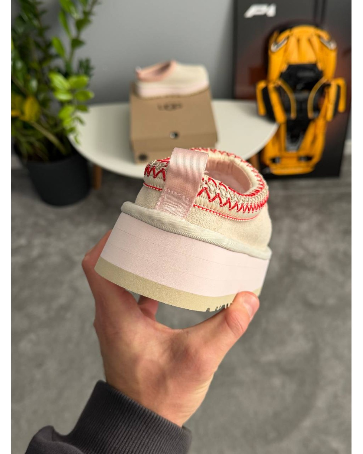 UGG Tazz Beige Pink Love