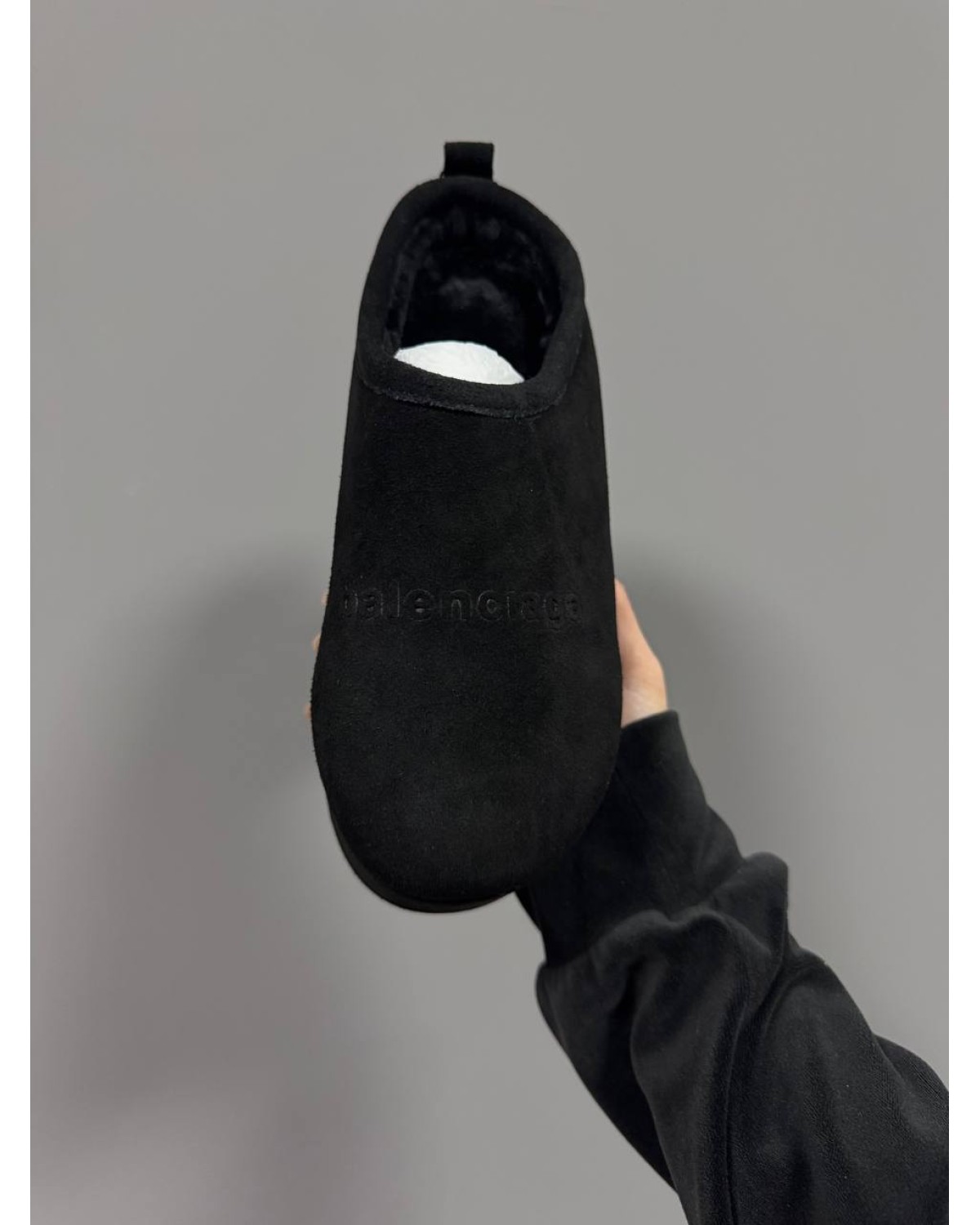 Balenciaga Alaska Soft Platform Mules Black