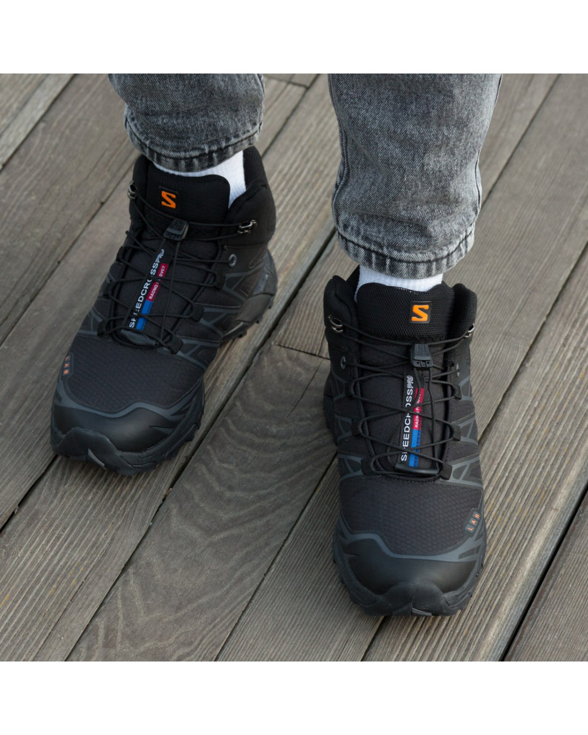 Salomon XT-6 Mid Winter Fur Black Orange Salomon XT-6 Mid Winter Fur Black Orange