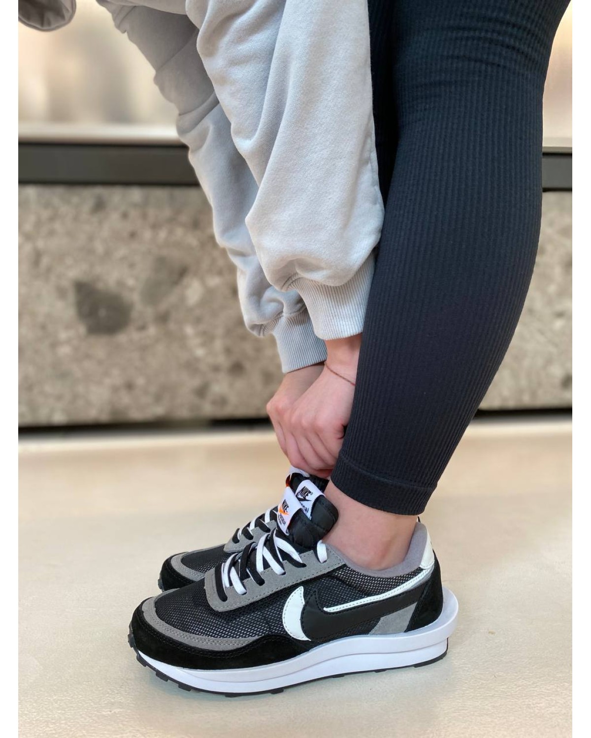 Nike LD Waffle x Sacai Black