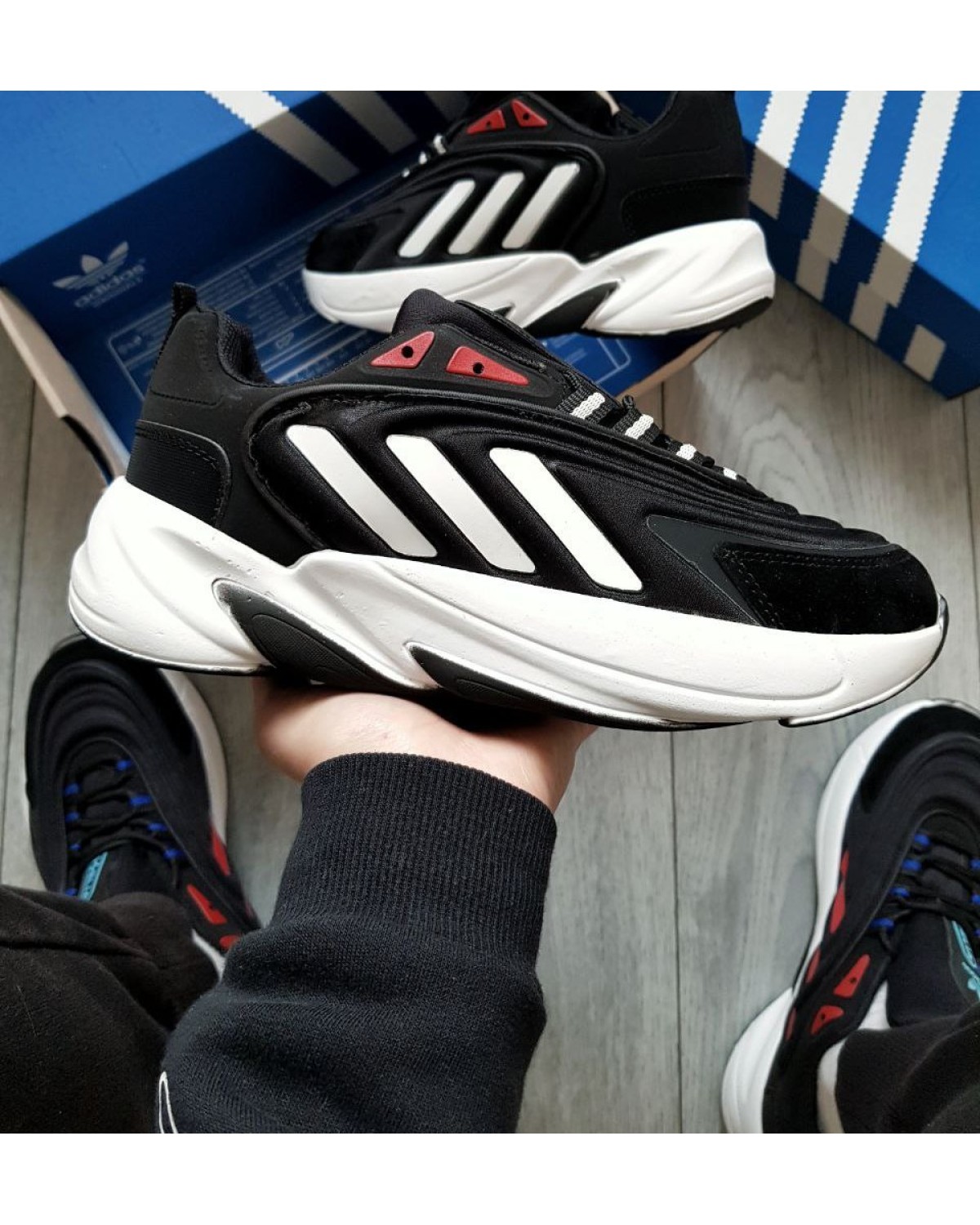 Adidas Ozelia Black White