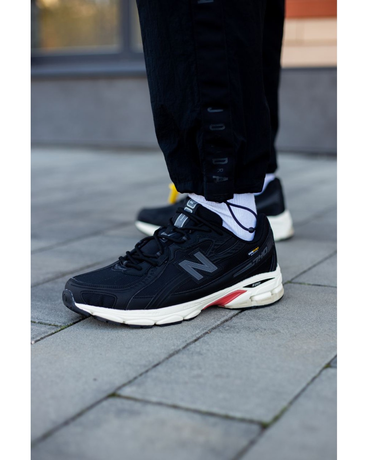 New Balance 740 Cordura Black/White/Red