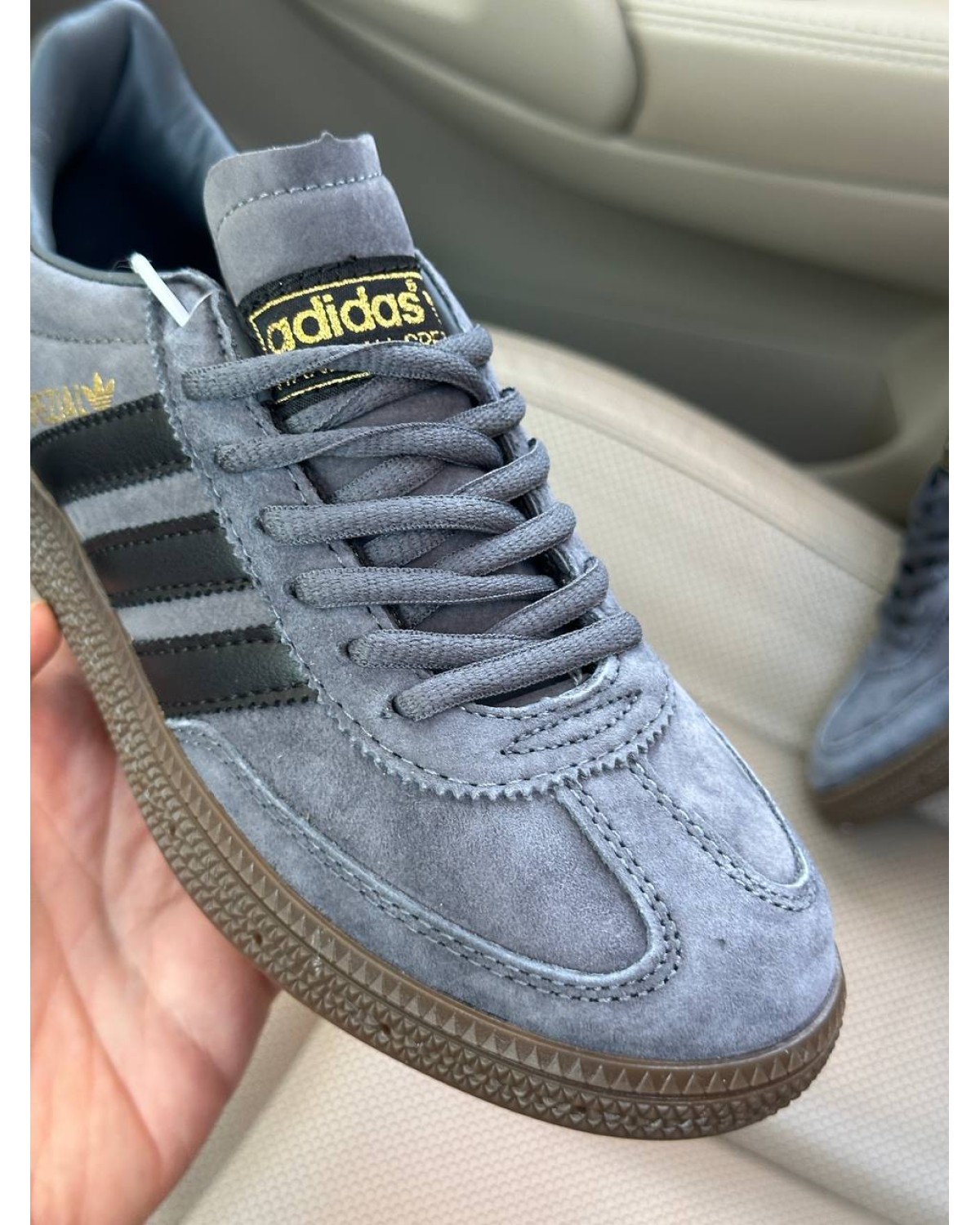 Adidas Spezial Dark Grey Black Adidas Spezial Dark Grey Black