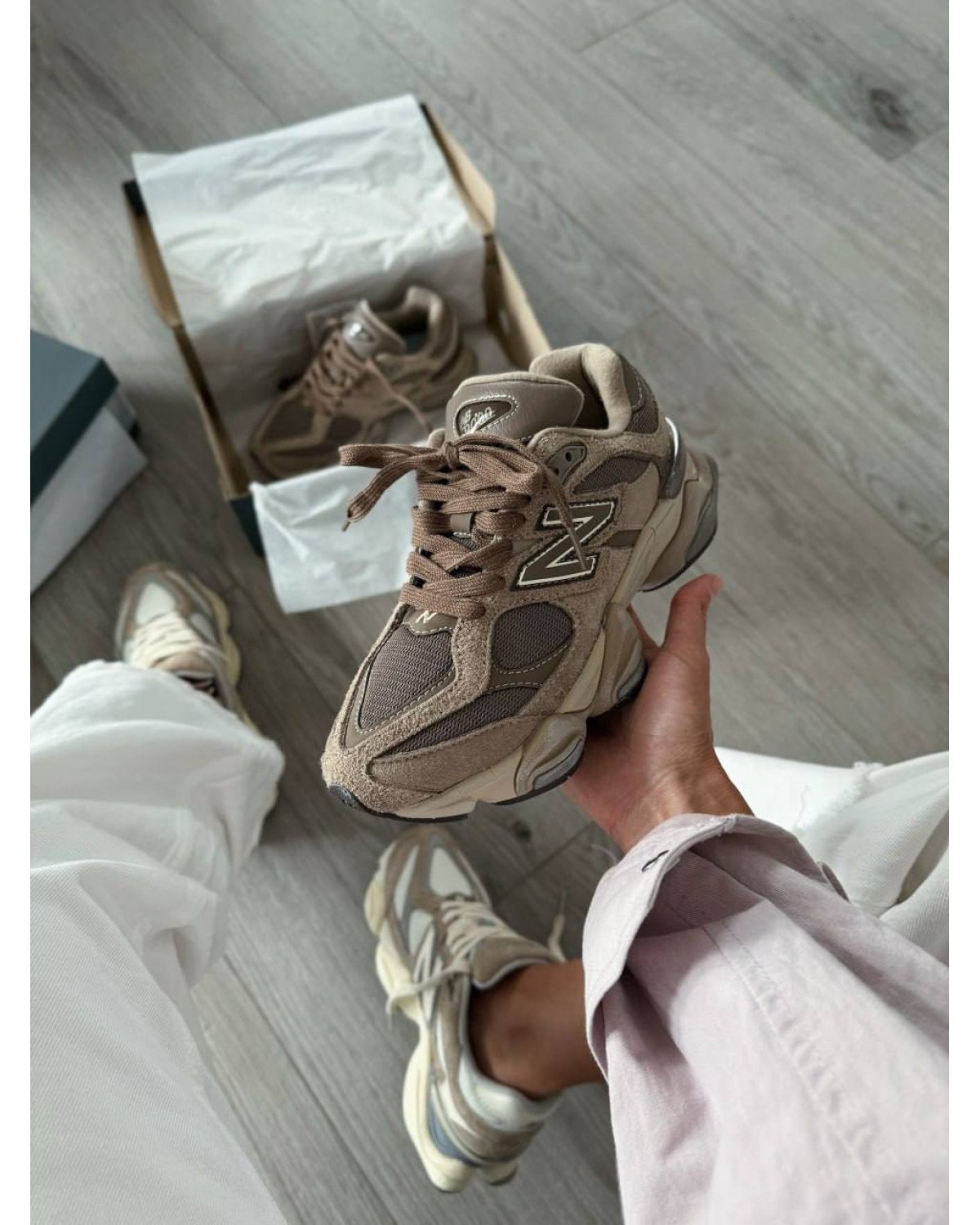 New Balance 9060 Mushroom Brown v2 New Balance 9060 Mushroom Brown v2