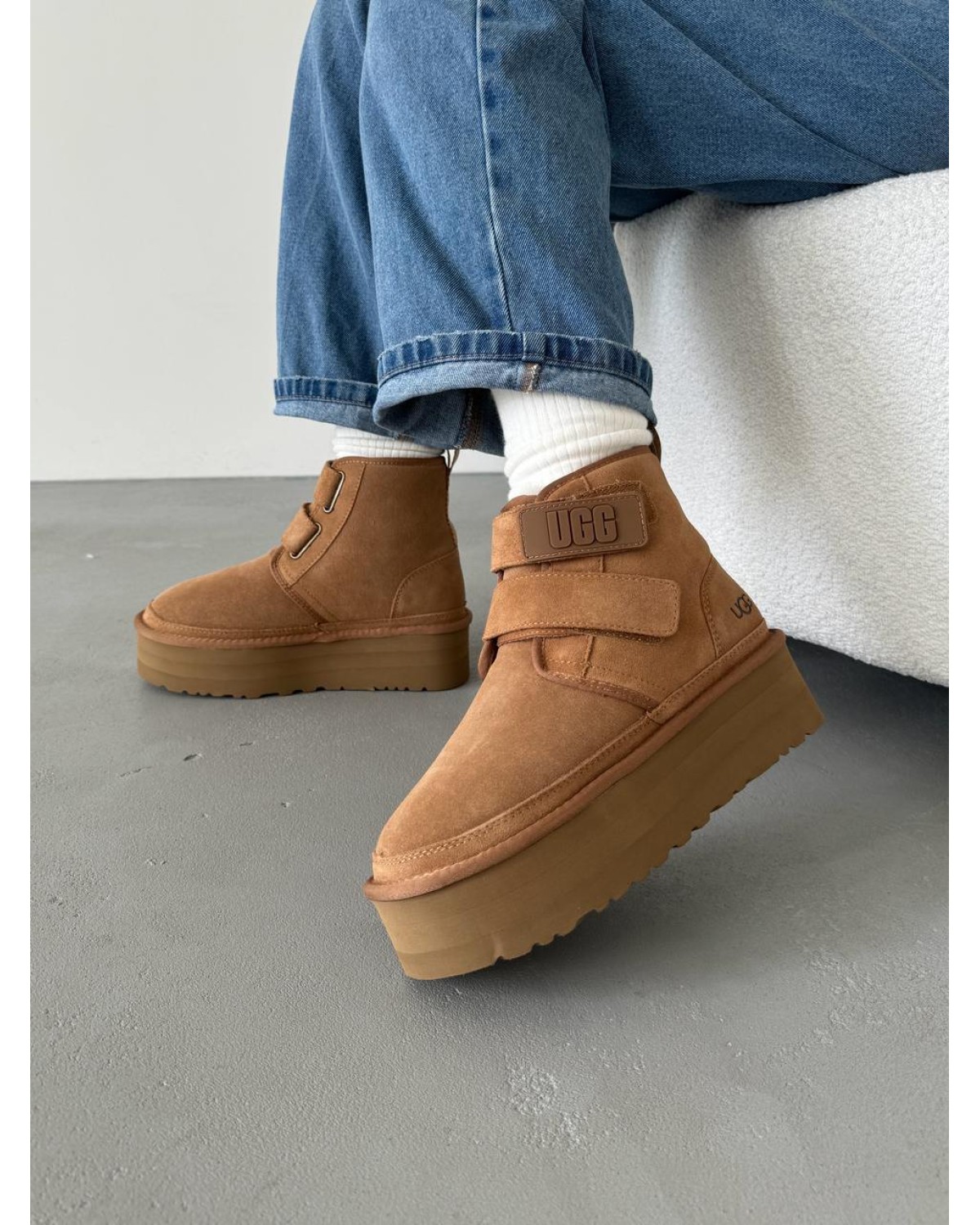 Ugg Neumal Platform Velcro Chestnut Ugg Neumal Platform Velcro Chestnut