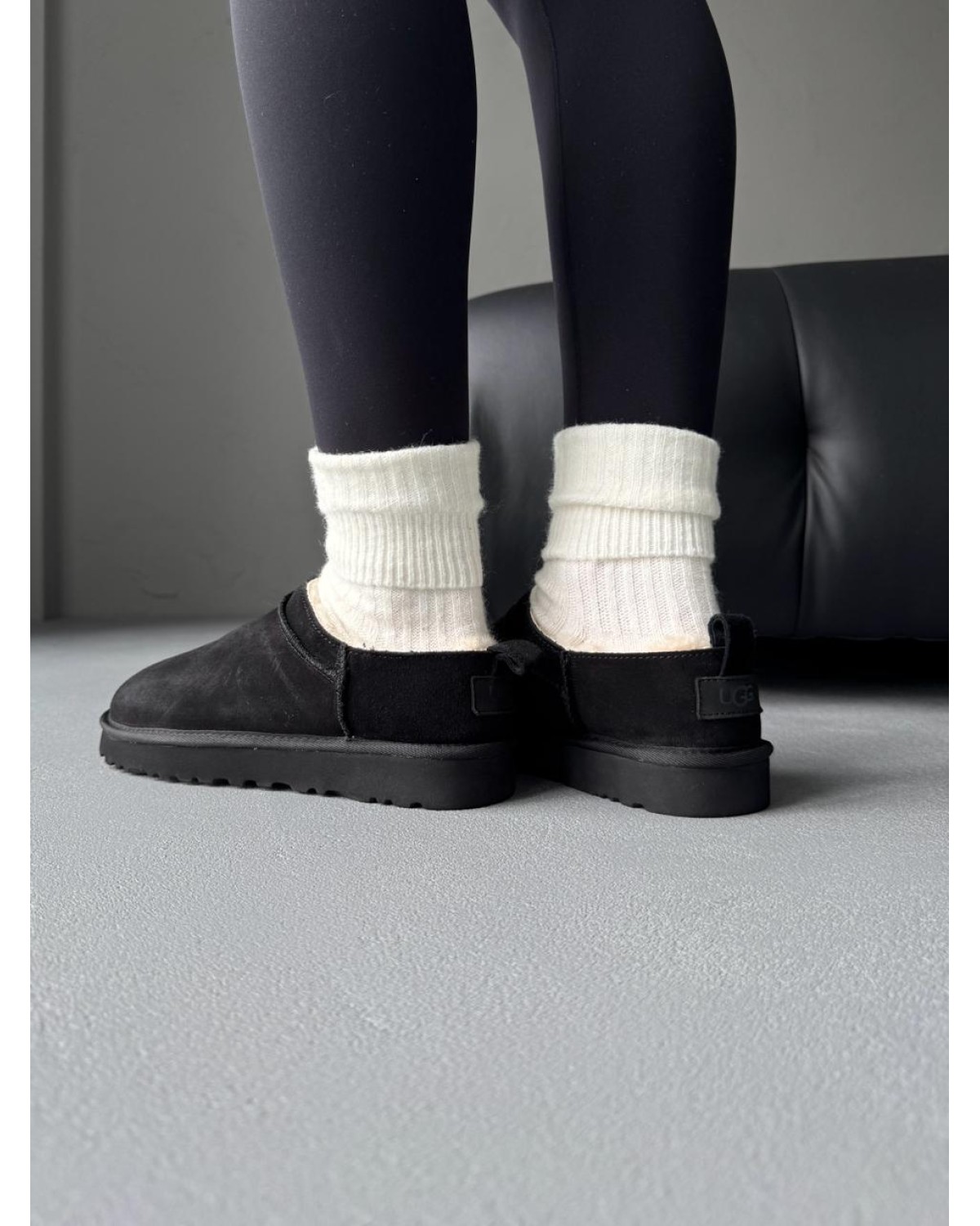 UGG Classic  Micro Boot Black